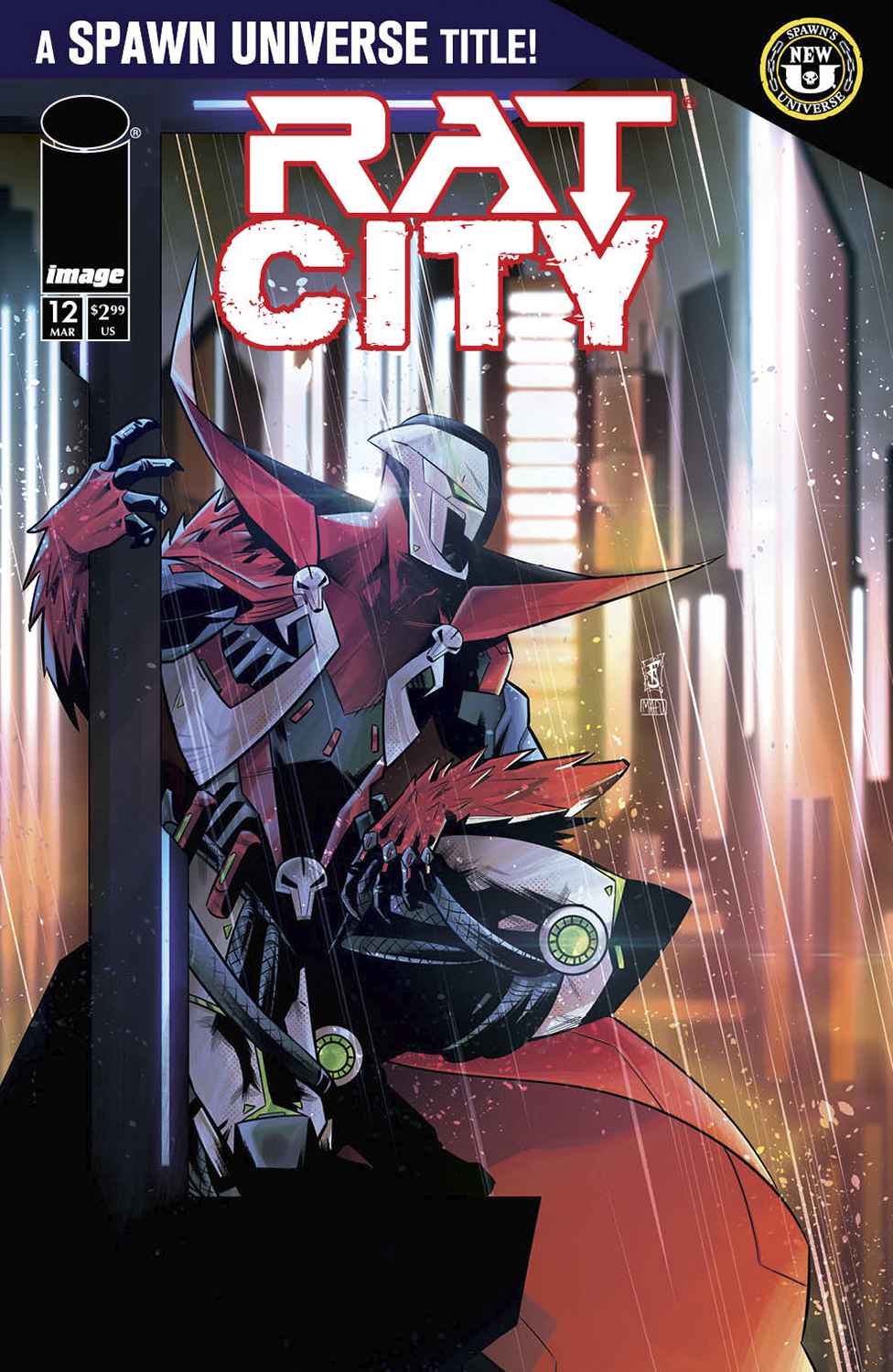 SPAWN RAT CITY #12 CVR B FEDERICO SABBATINI VAR