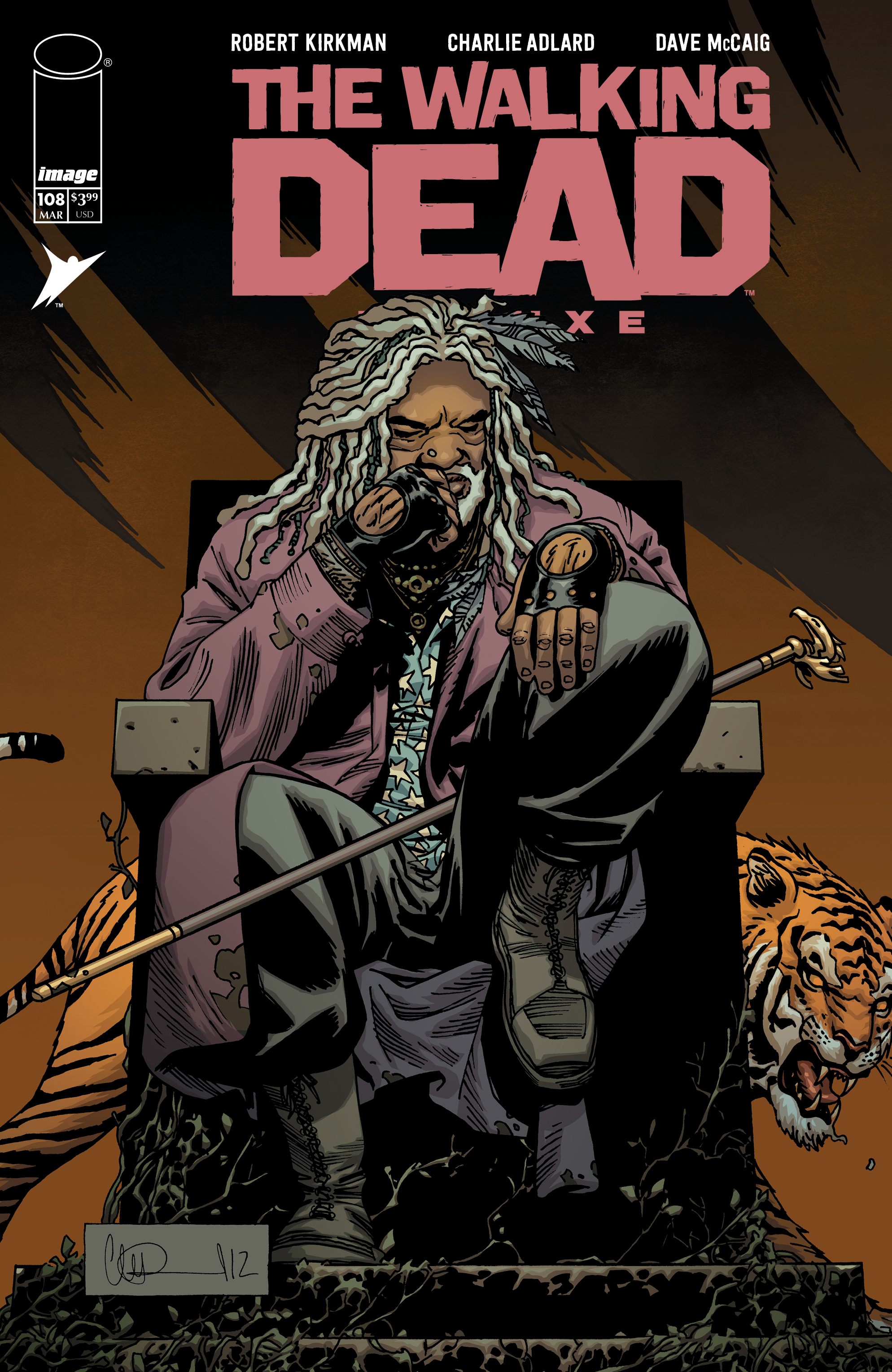 WALKING DEAD DELUXE #108 CVR B CHARLIE ADLARD & DAVE MCCAIG VAR (MR)