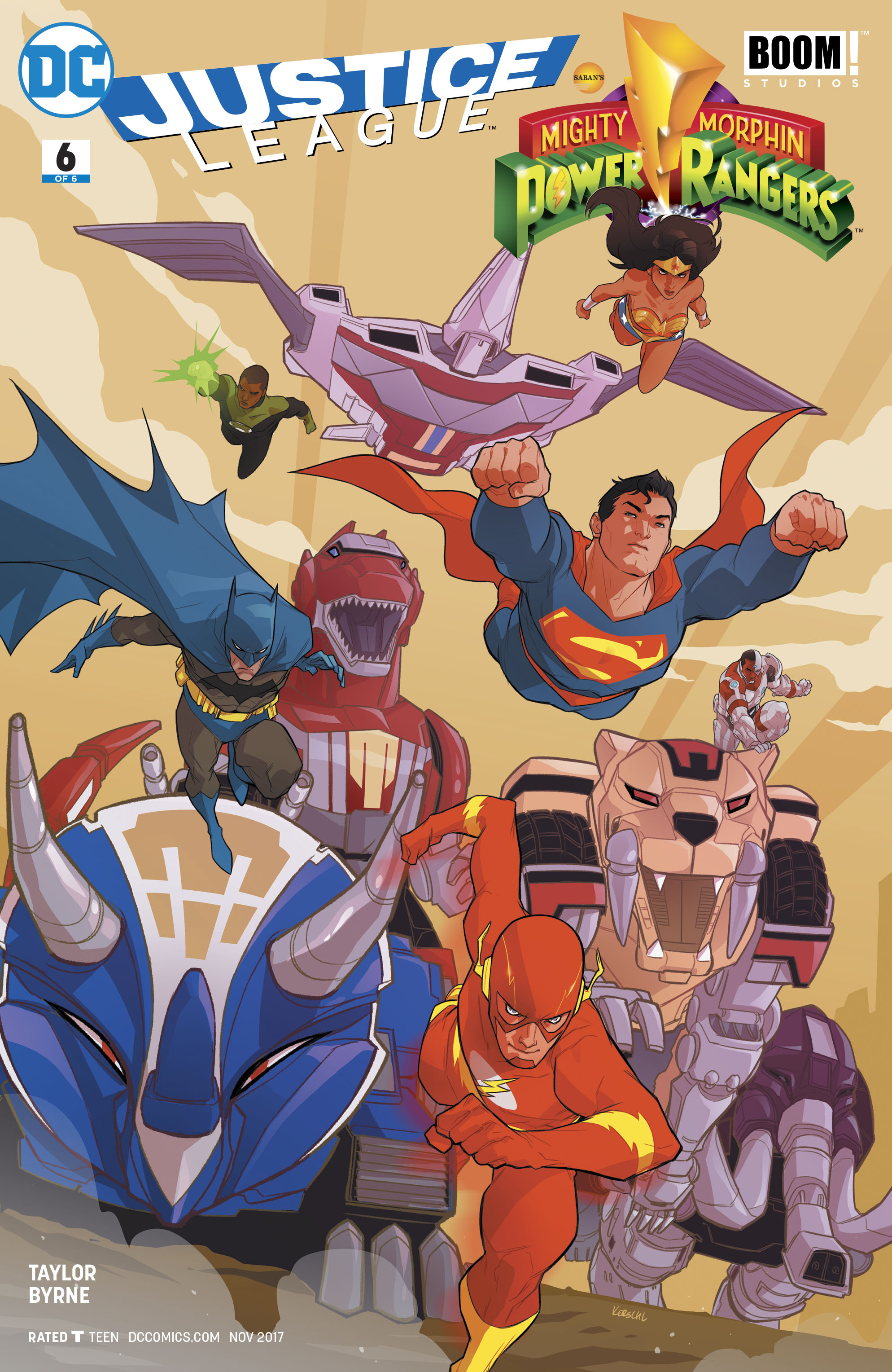 JUSTICE LEAGUE POWER RANGERS #6