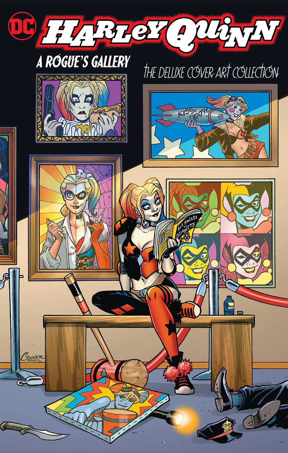 HARLEY QUINN A ROGUES GALLERY THE DLX COVER ART COLL HC