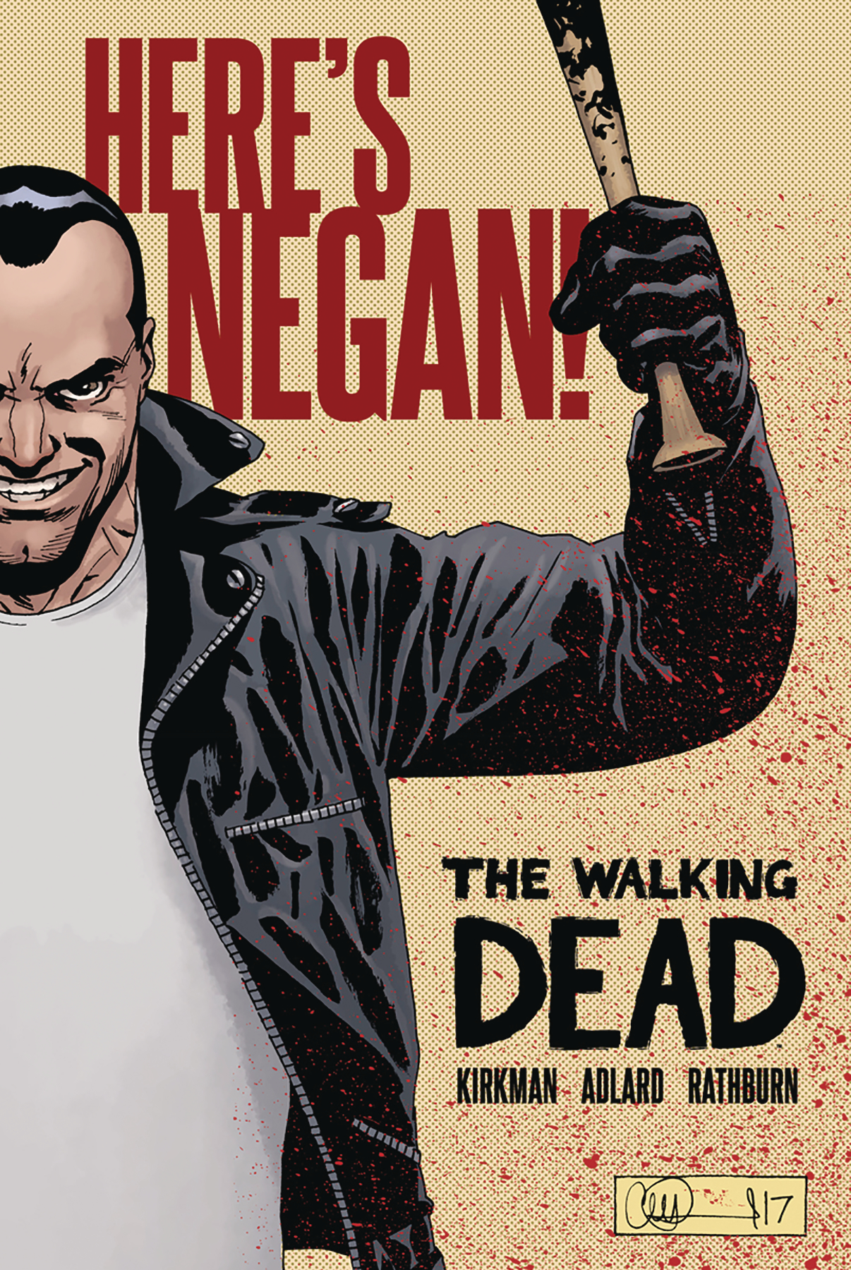 WALKING DEAD HERES NEGAN HC