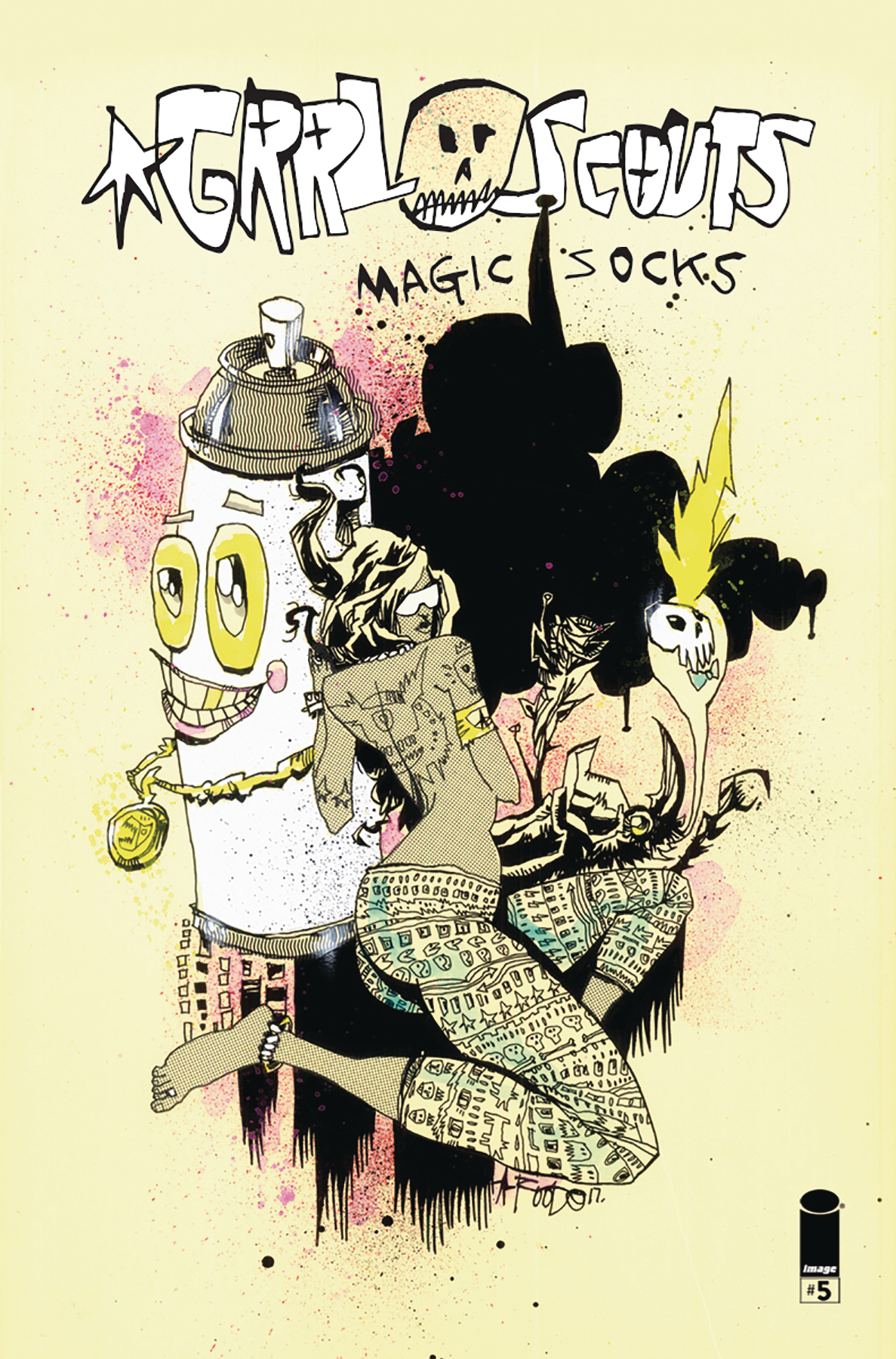 GRRL SCOUTS MAGIC SOCKS #5 CVR A MAHFOOD