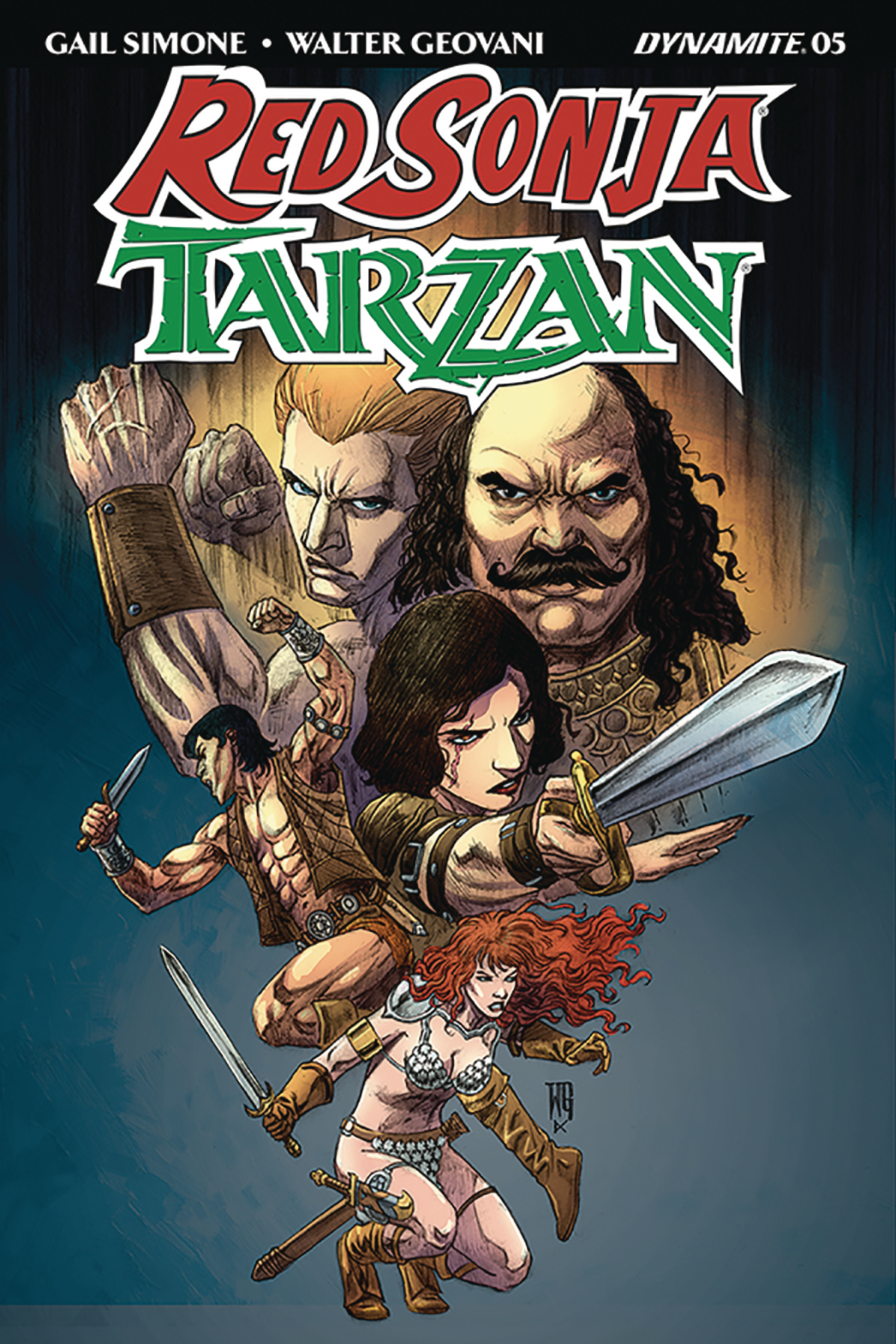 RED SONJA TARZAN #5 CVR A GEOVANI