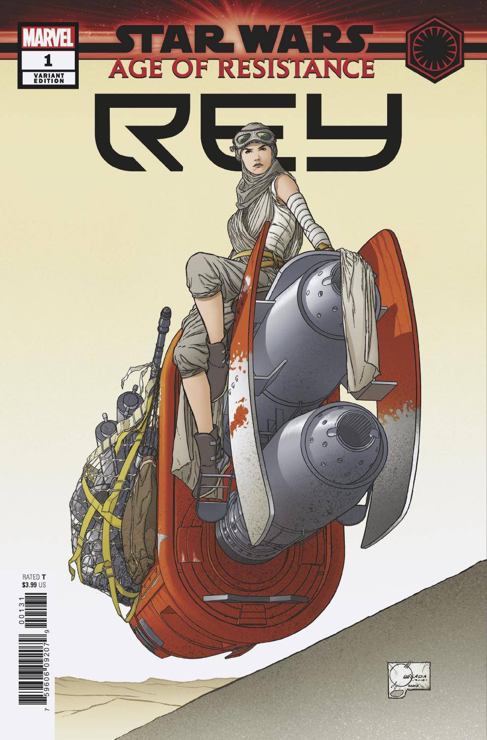 STAR WARS AOR REY #1 QUESADA VAR