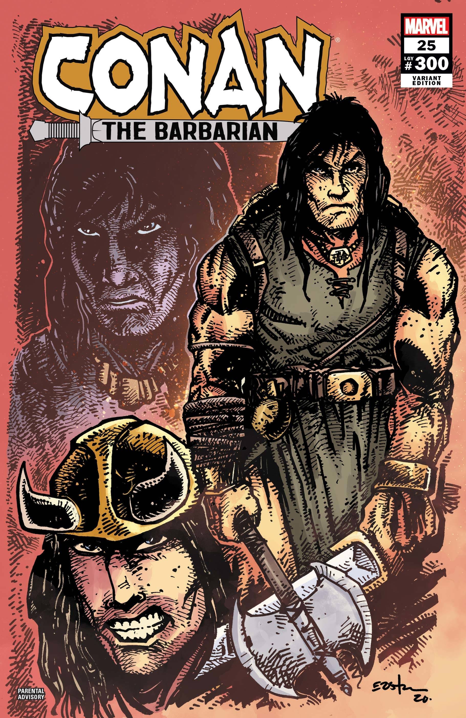 CONAN THE BARBARIAN #25 EASTMAN DESIGN VAR