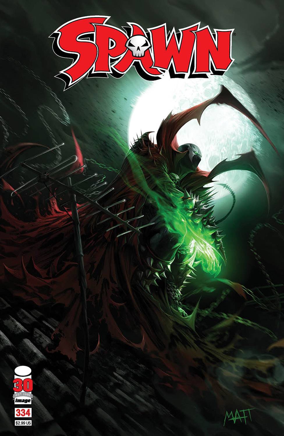 SPAWN #334 CVR A MATTINA