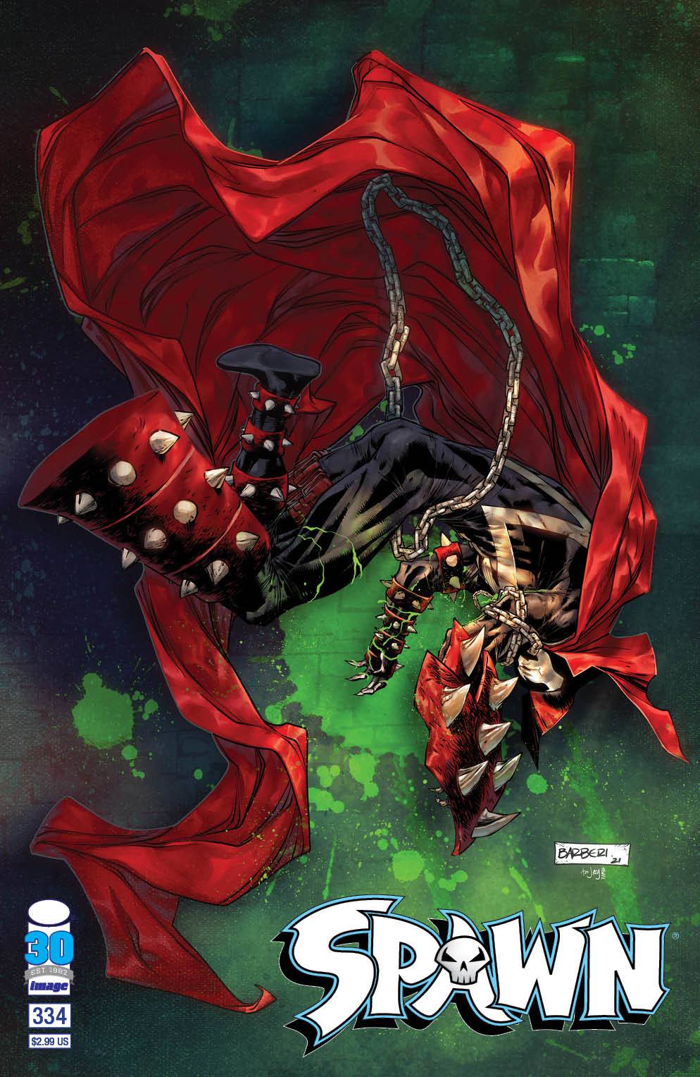 SPAWN #334 CVR B BARBERI