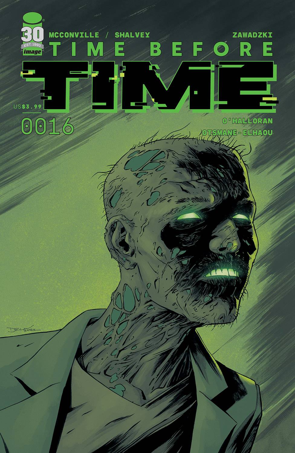 TIME BEFORE TIME #16 CVR A SHALVEY (MR)