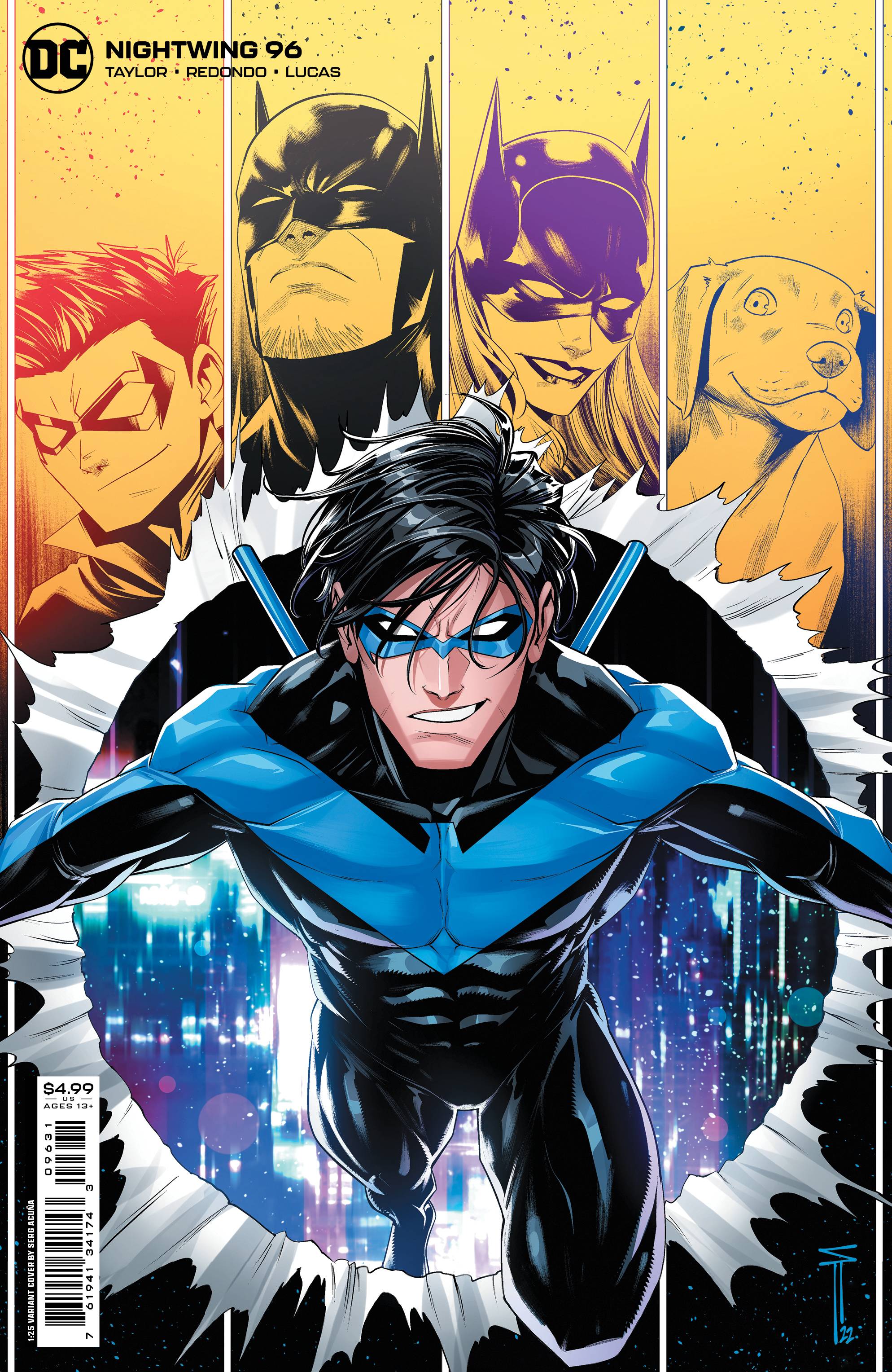 NIGHTWING #96 CVR D INC 1:25 SERGIO ACUNA CARD STOCK VAR