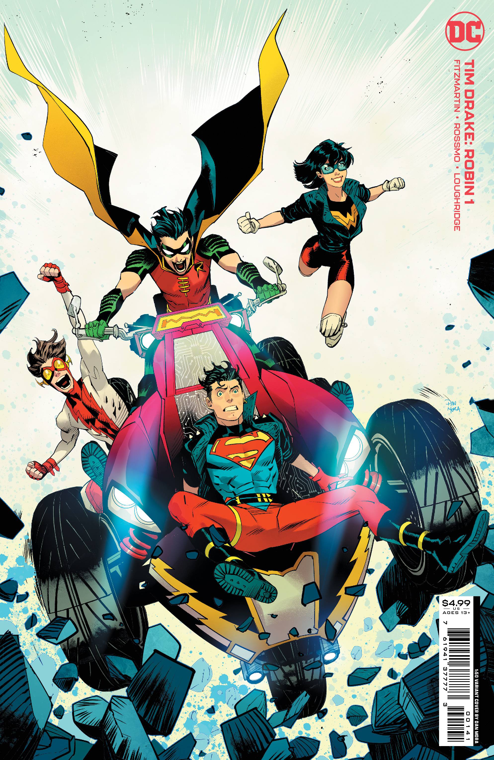 TIM DRAKE ROBIN #1 CVR E 1:50 MORA YOUNG JUSTICE