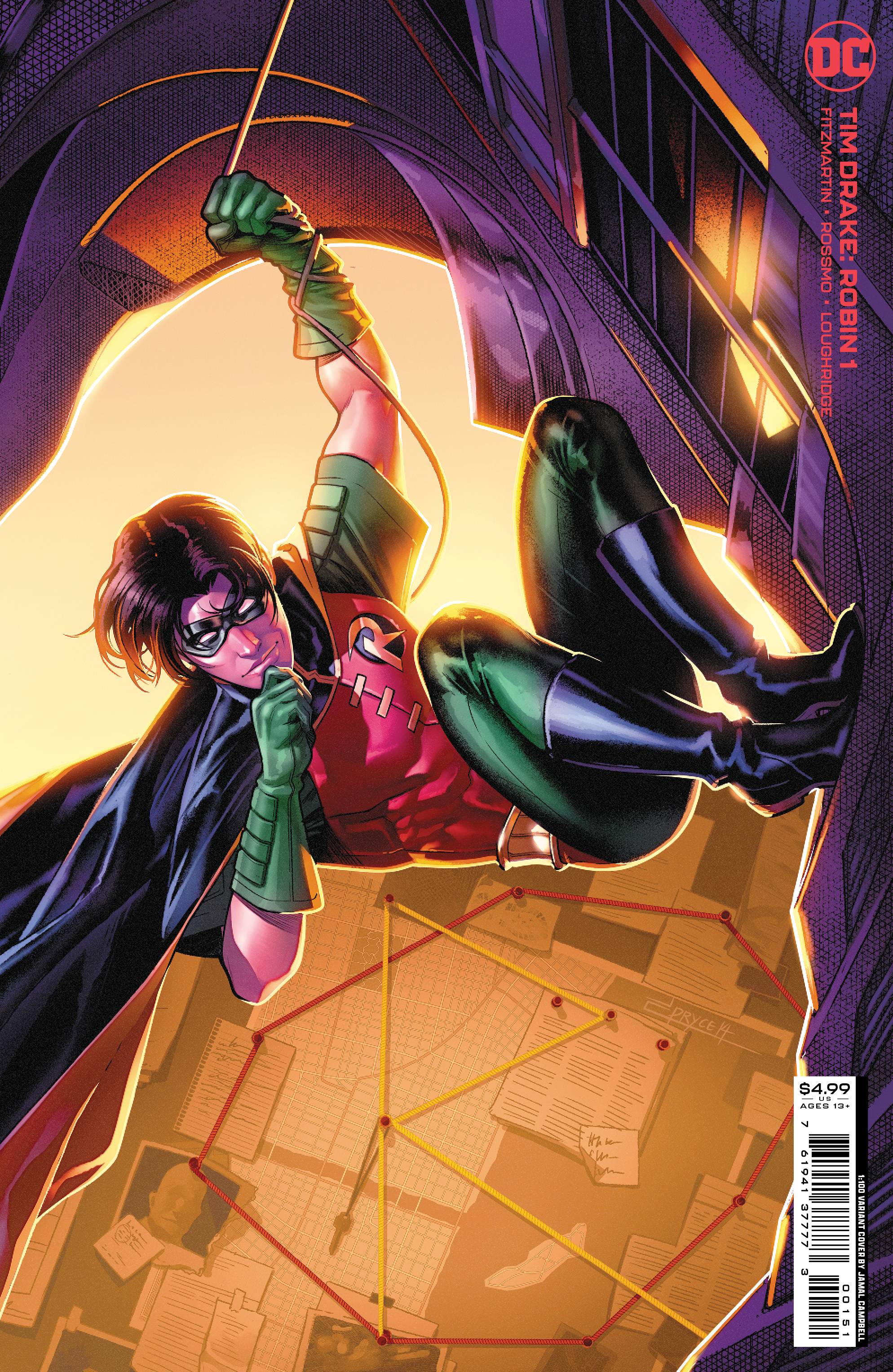 TIM DRAKE ROBIN #1 CVR F 1:100 CAMPBELL TEEN TITANS