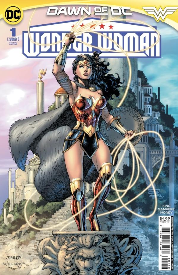 WONDER WOMAN #1 SECOND PRINTING CVR A JIM LEE
