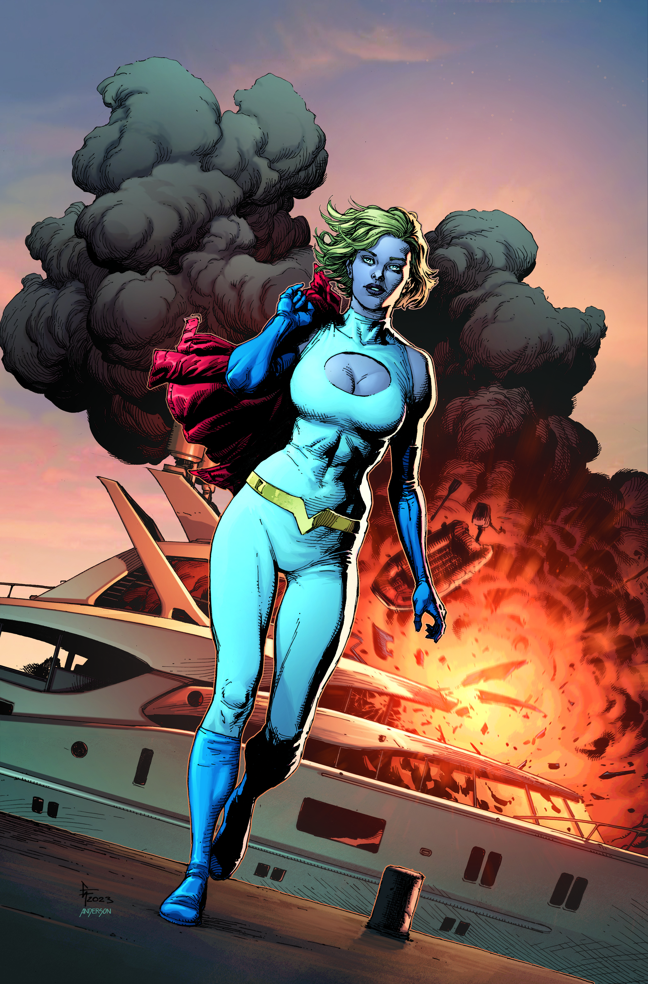 POWER GIRL #1 CVR A GARY FRANK