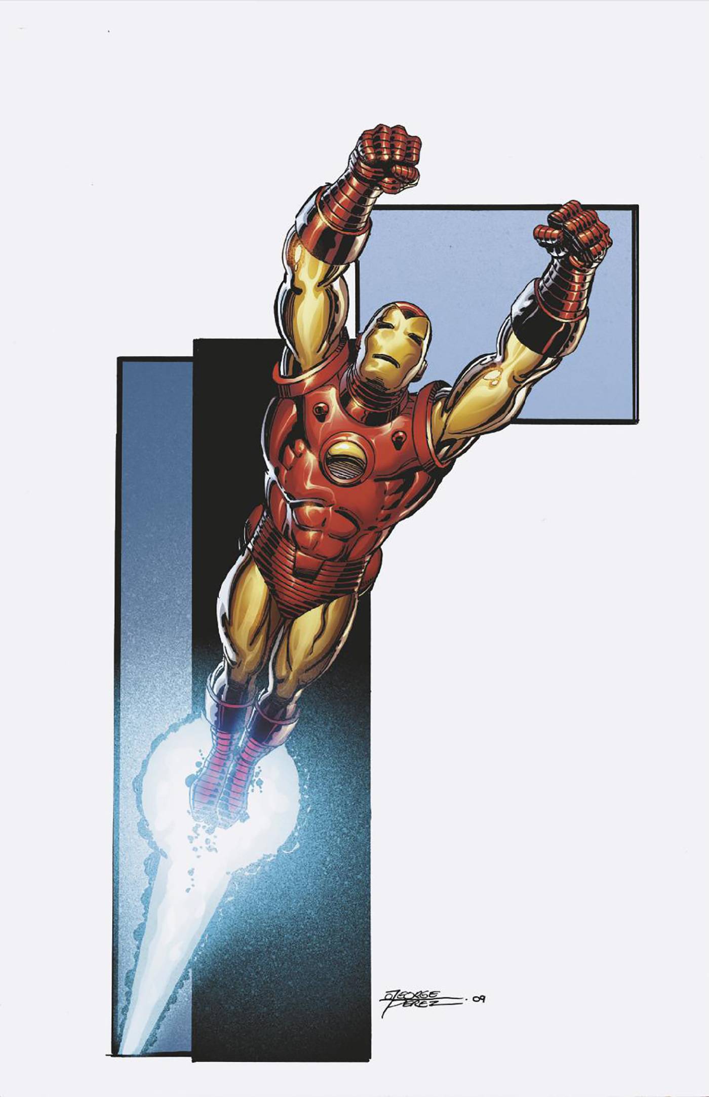 INVINCIBLE IRON MAN #10 1:100 COPY INCV GEORGE PEREZ VIR VAR