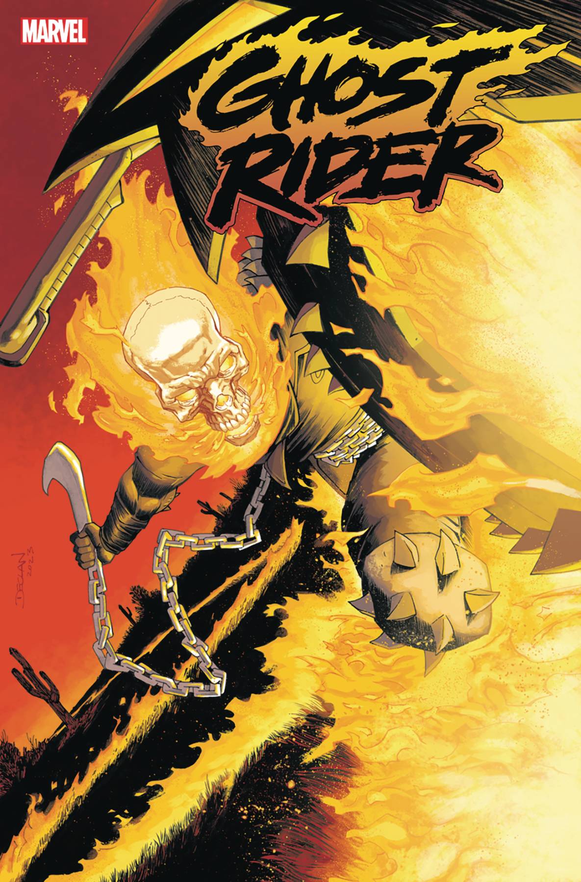 GHOST RIDER #18 1:25 COPY INCV DECLAN SHALVEY VAR