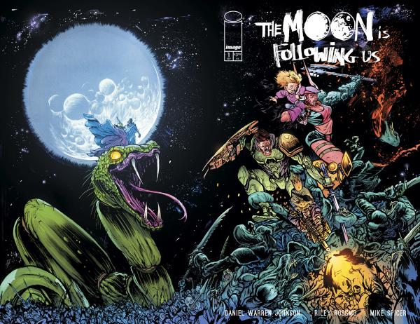 THE MOON IS FOLLOWING US #1 (OF 10) CVR B DANIEL WARREN JOHNSON & MIKE SPICER WRAPAROUND VAR