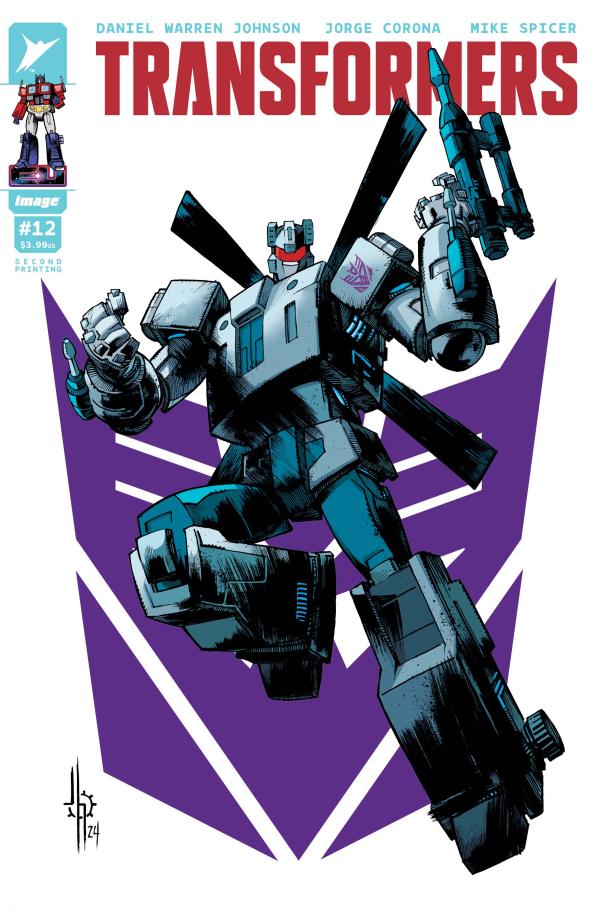 TRANSFORMERS #12 2ND PTG CVR A JASON HOWARD DECEPTICON