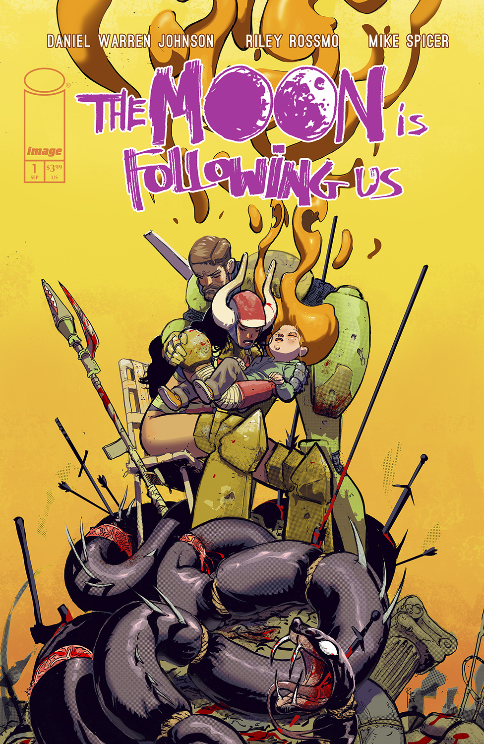 THE MOON IS FOLLOWING US #1 (OF 10) CVR A RILEY ROSSMO & MIKE SPICER