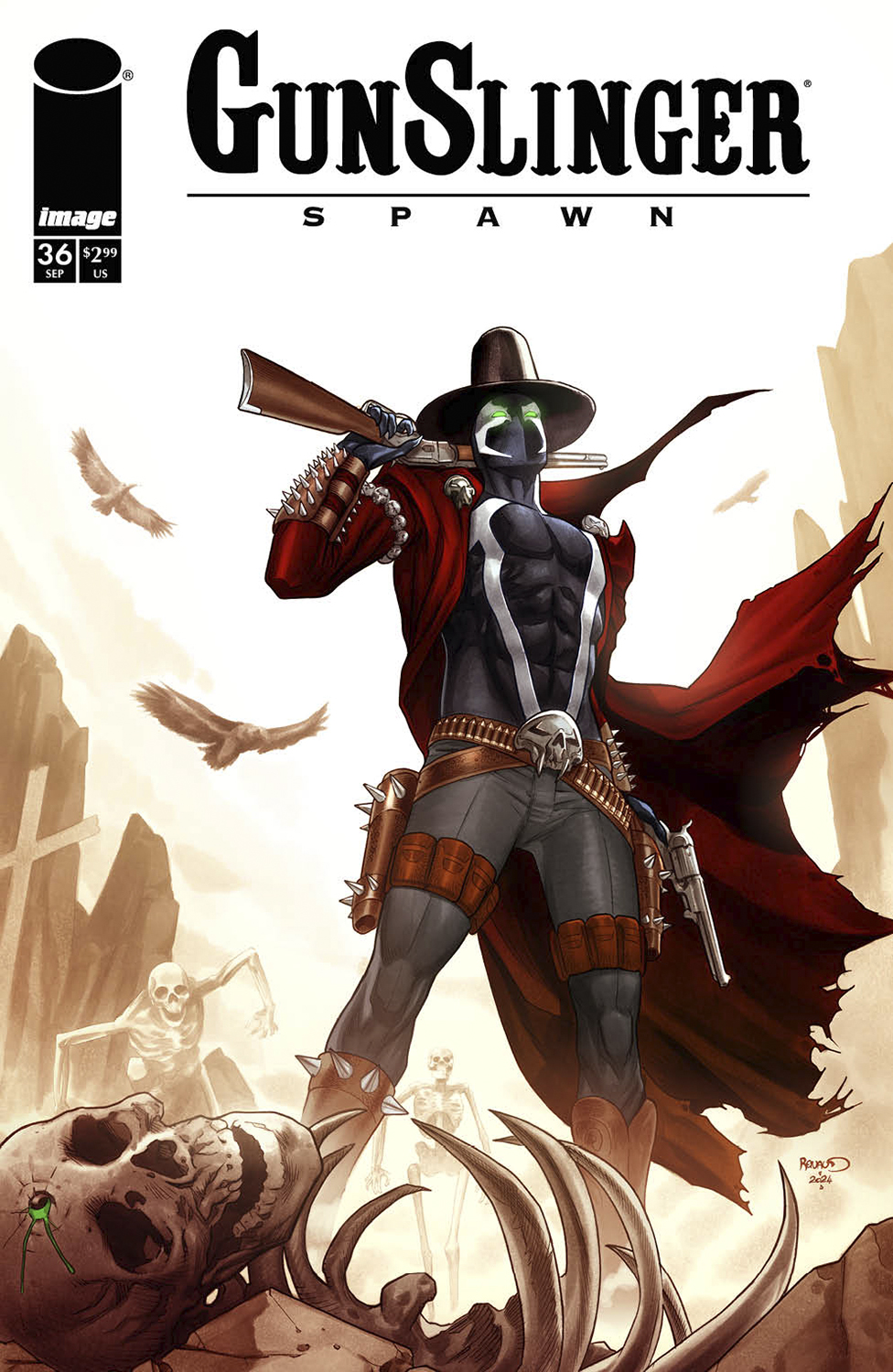 GUNSLINGER SPAWN #36 CVR A PUL RENAUD