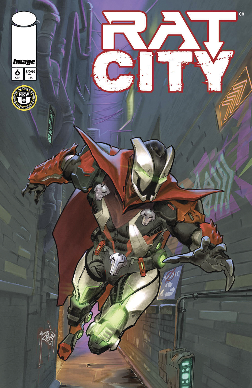 SPAWN RAT CITY #6 CVR B THADDEUS ROBECK VAR