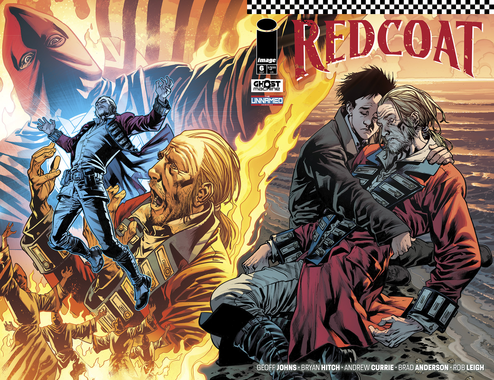 REDCOAT #6 CVR A BRYAN HITCH & BRAD ANDERSON WRAPAROUND