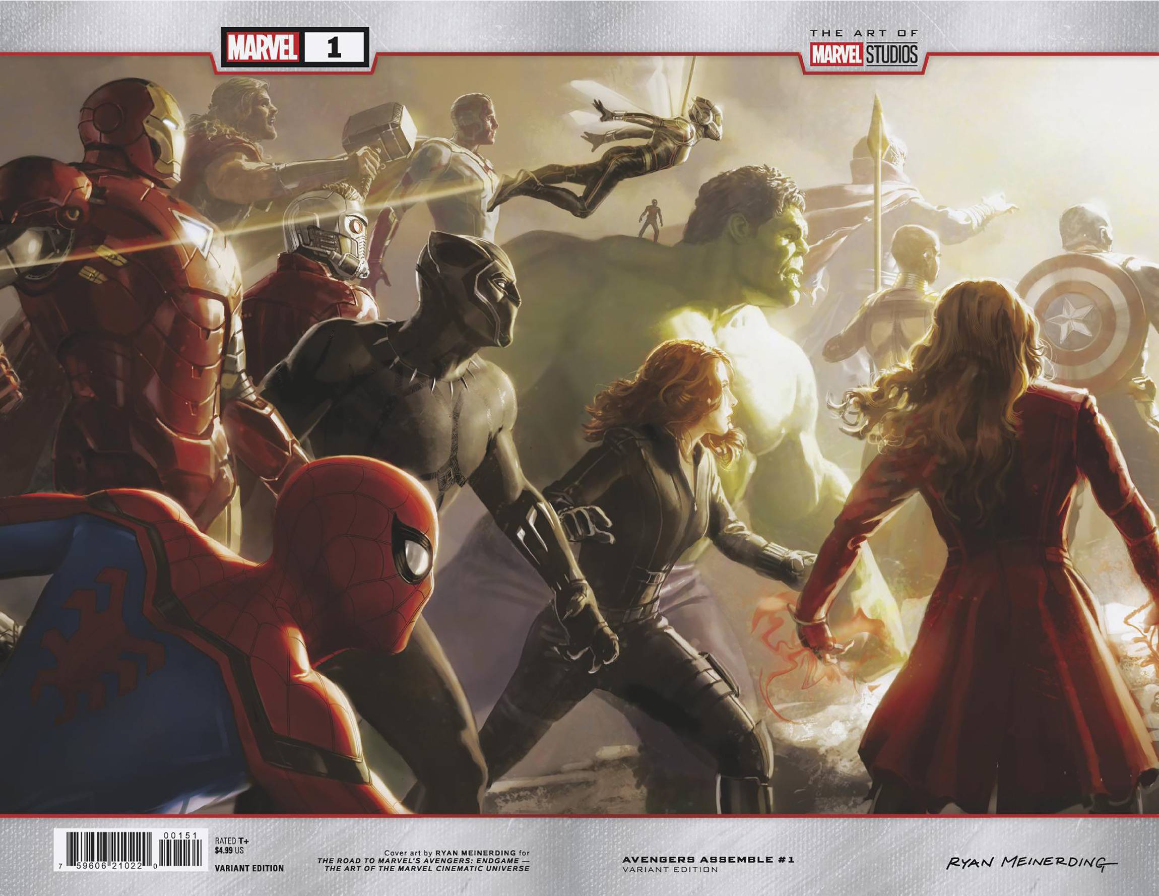 AVENGERS ASSEMBLE #1 (OF 5) WRAPAROUND MARVEL STUDIOS VAR