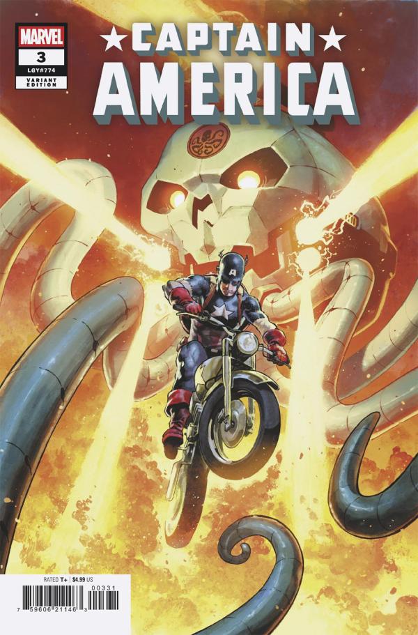 CAPTAIN AMERICA #3 JEROME OPENA VIRGIN VARIANT [1:100]