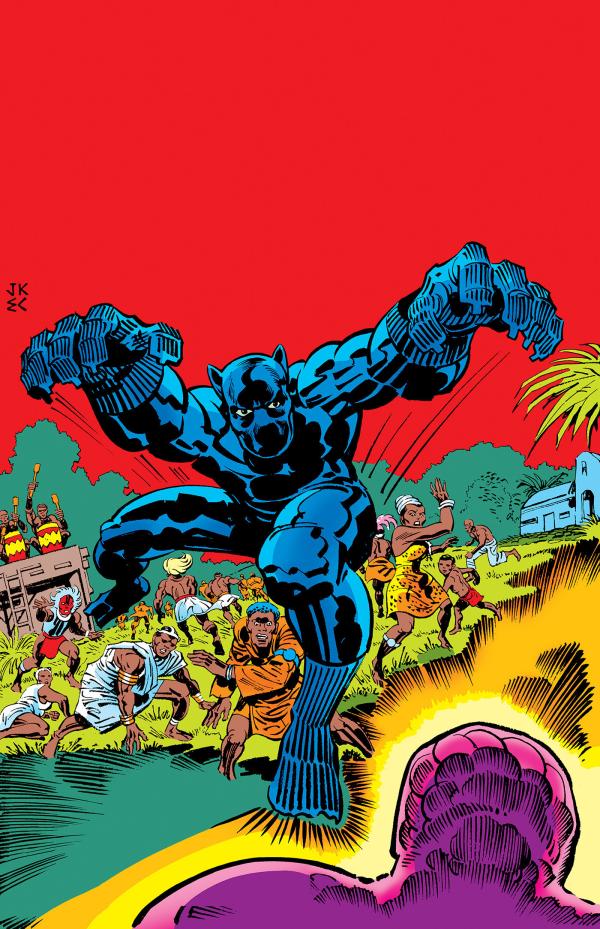 BLACK PANTHER: REVENGE OF THE BLACK PANTHER OMNIBUS JACK KIRBY COVER [DM ONLY]