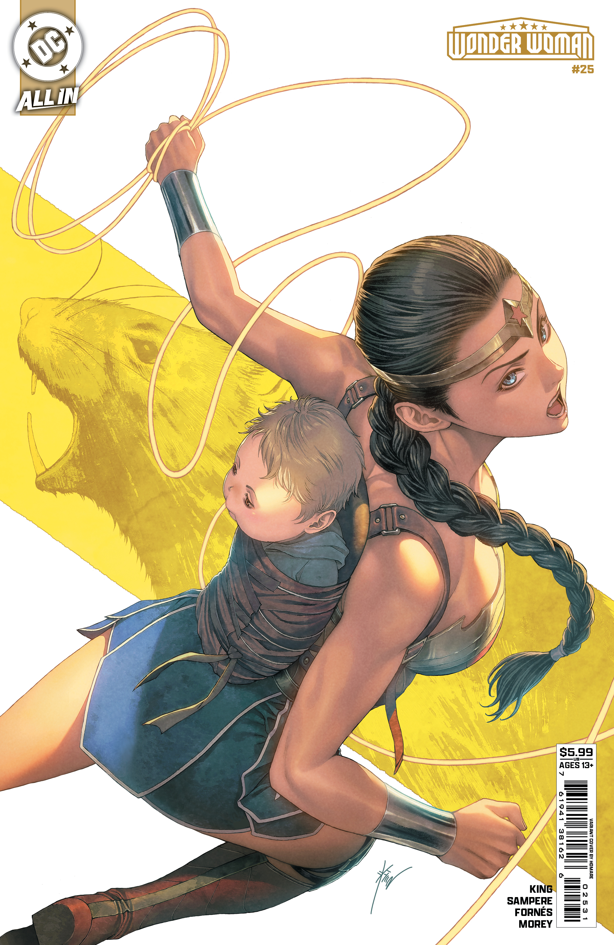 WONDER WOMAN #25 CVR C HOMARE CARD STOCK VAR