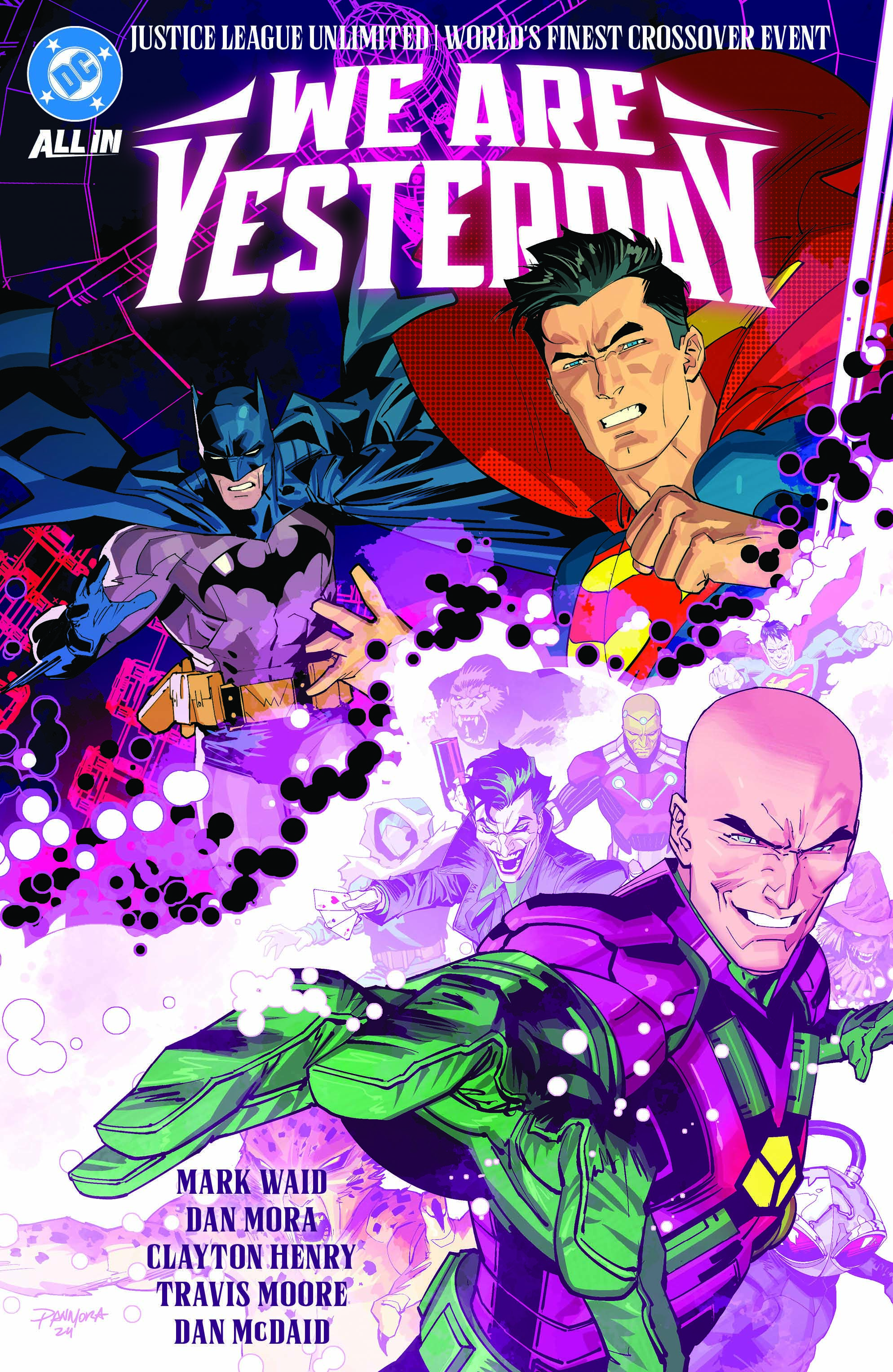 JUSTICE LEAGUE UNLIMITED WORLDS FINEST WE ARE YESTERDAY HC