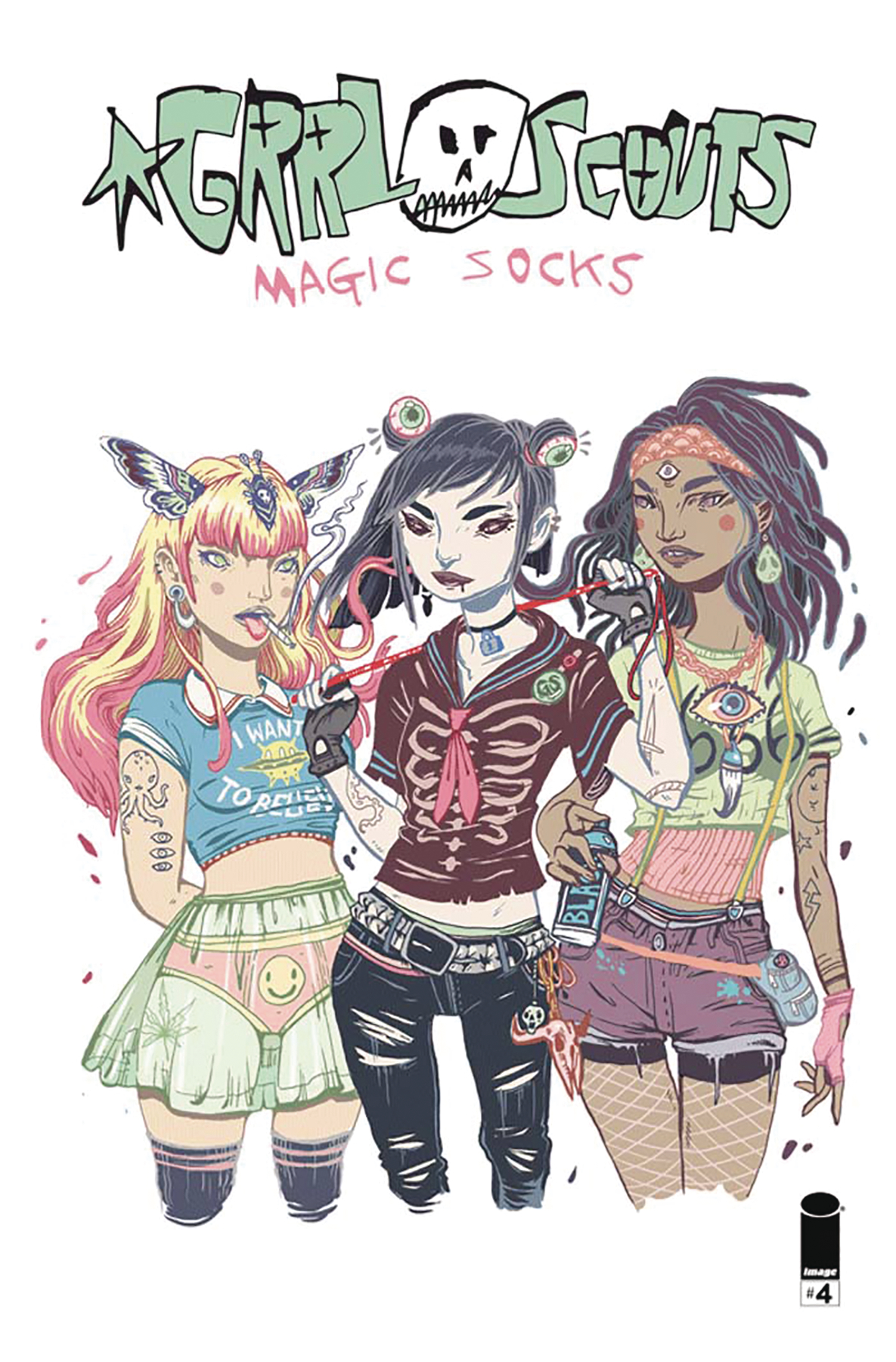 GRRL SCOUTS MAGIC SOCKS #4 CVR B YS