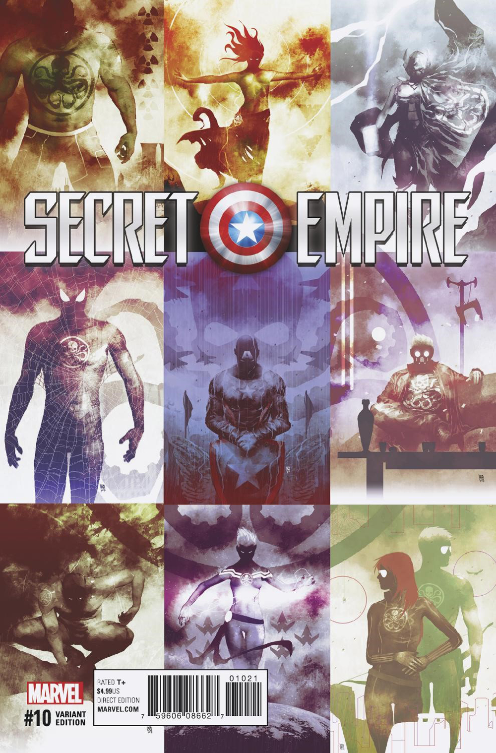 SECRET EMPIRE #10 SORRENTINO HYDRA HEROES VAR