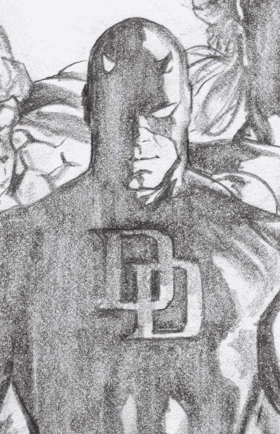 DAREDEVIL #23 ALEX ROSS SKETCH VAR 1:100