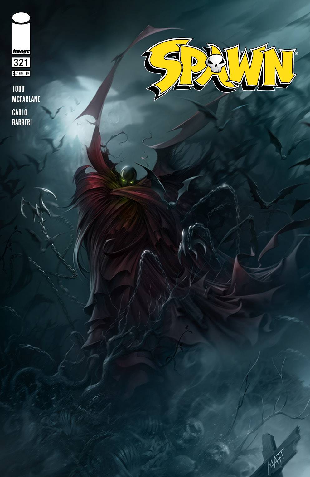 SPAWN #321 CVR C MATTINA