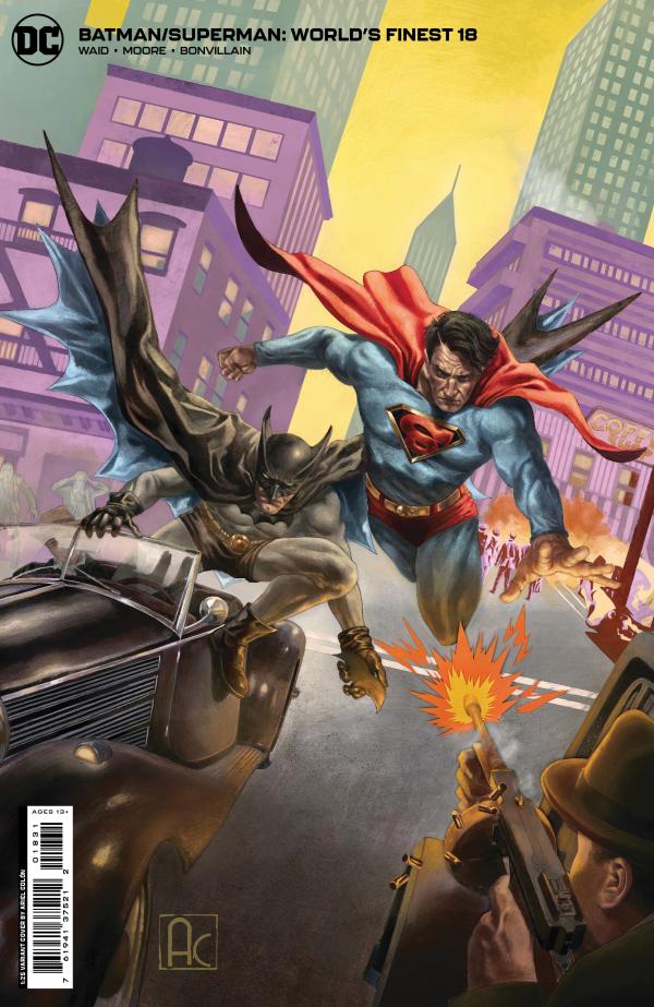 BATMAN SUPERMAN WORLDS FINEST #18 CVR D INC 1:25 ARIEL COLON CARD STOCK VAR