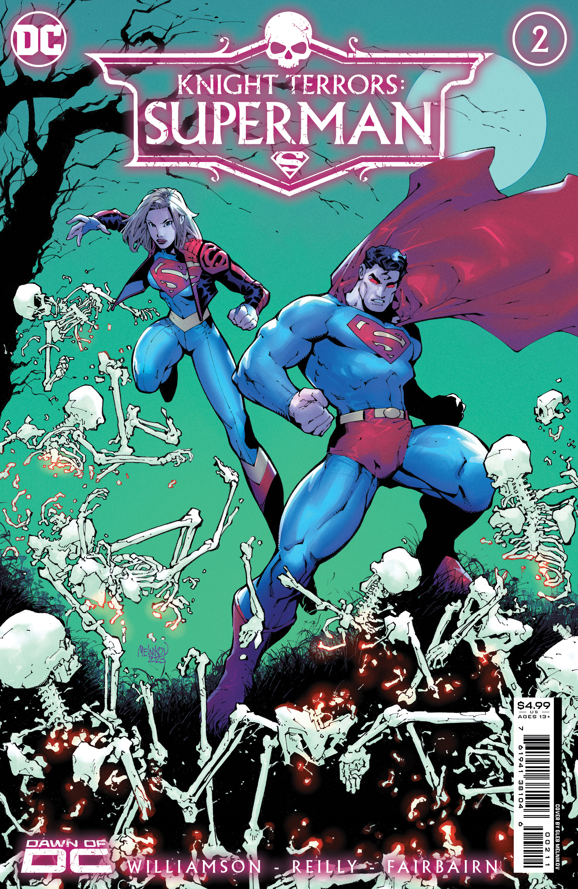 KNIGHT TERRORS SUPERMAN #2 (OF 2) CVR A GLEB MELNIKOV