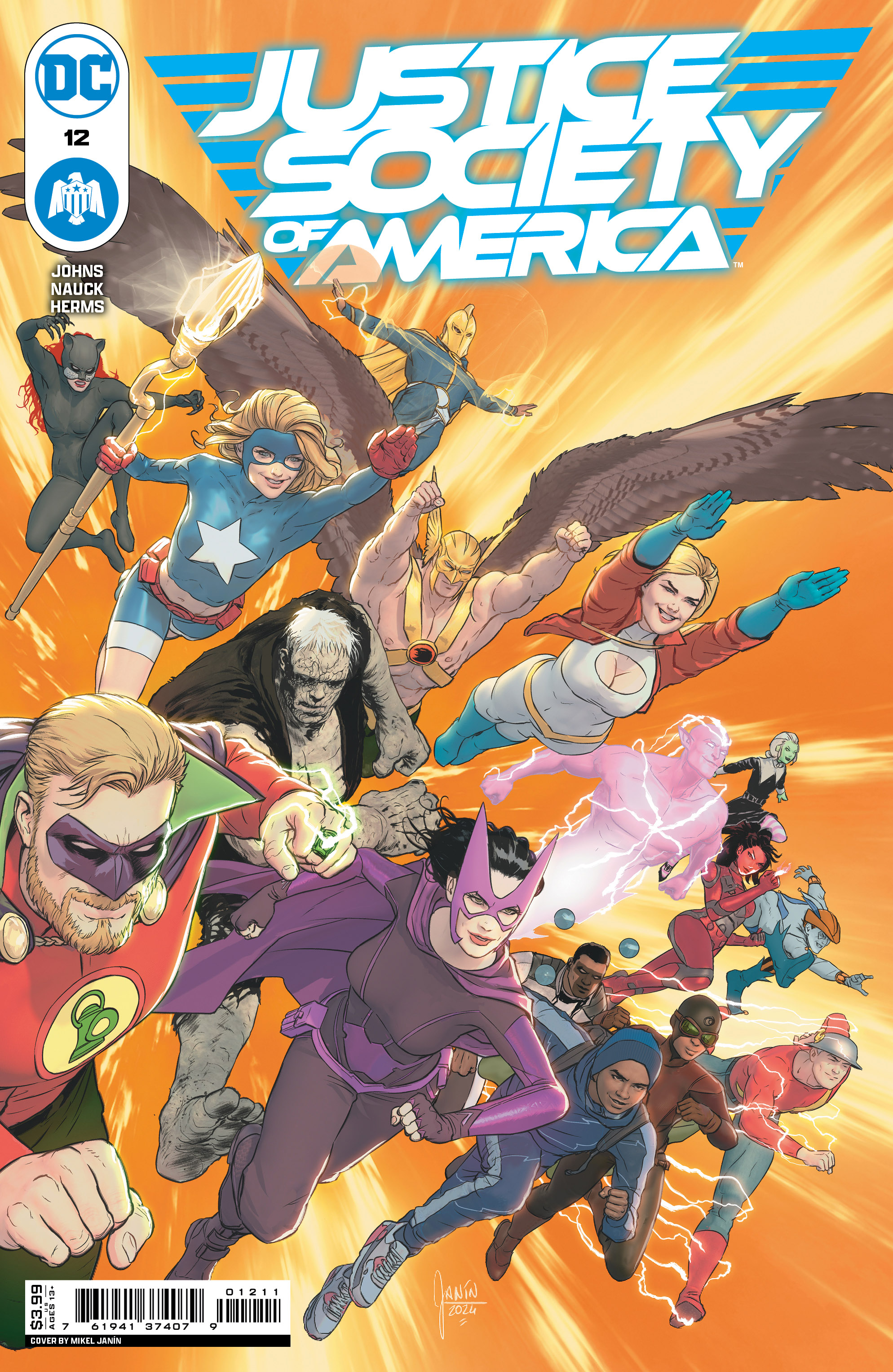 JUSTICE SOCIETY OF AMERICA #12 (OF 12) CVR A MIKEL JANIN