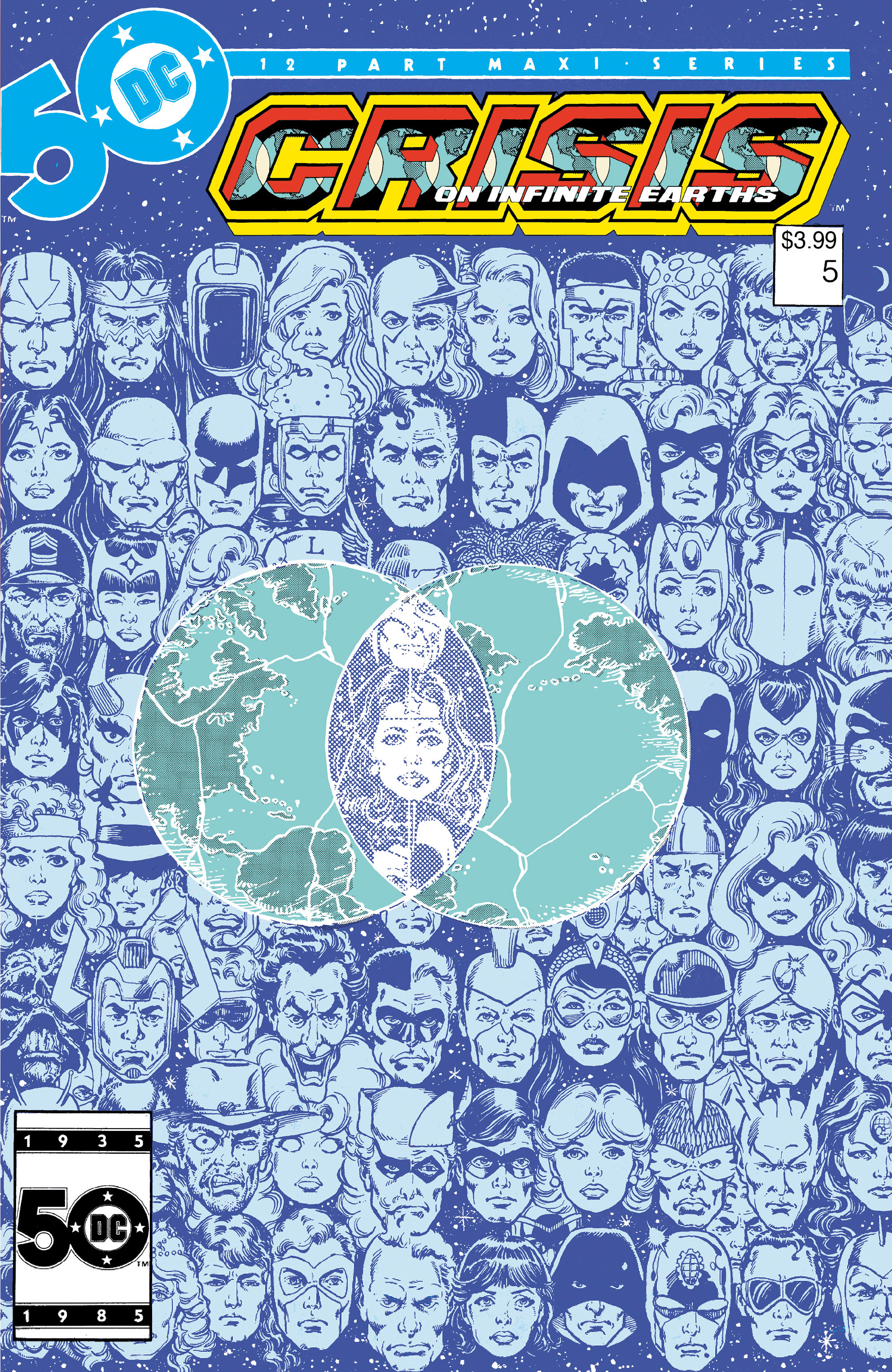 CRISIS ON INFINITE EARTHS #5 FACSIMILE EDITION CVR A GEORGE PEREZ