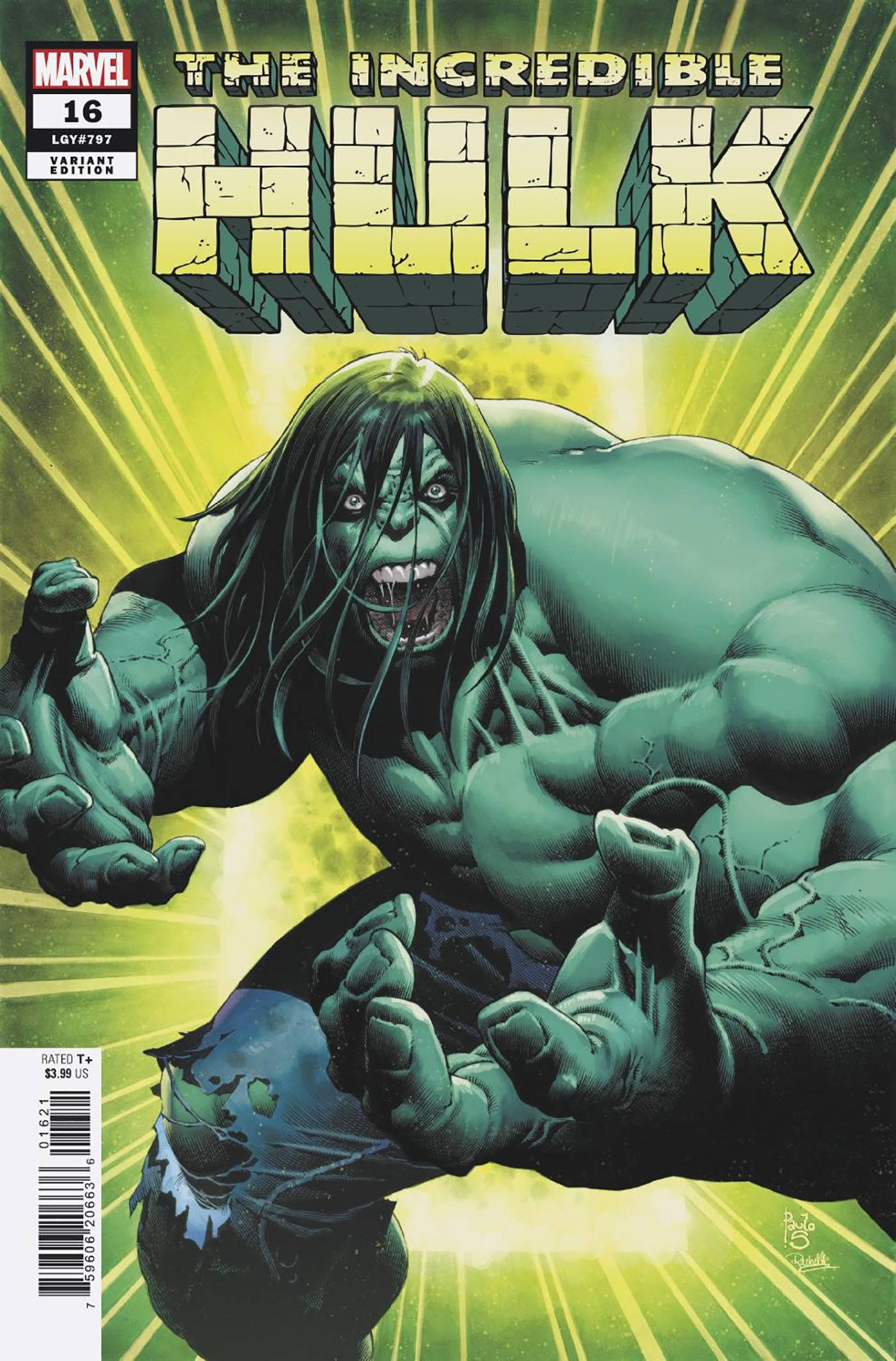 INCREDIBLE HULK #16 PAULO SIQUEIRA VAR