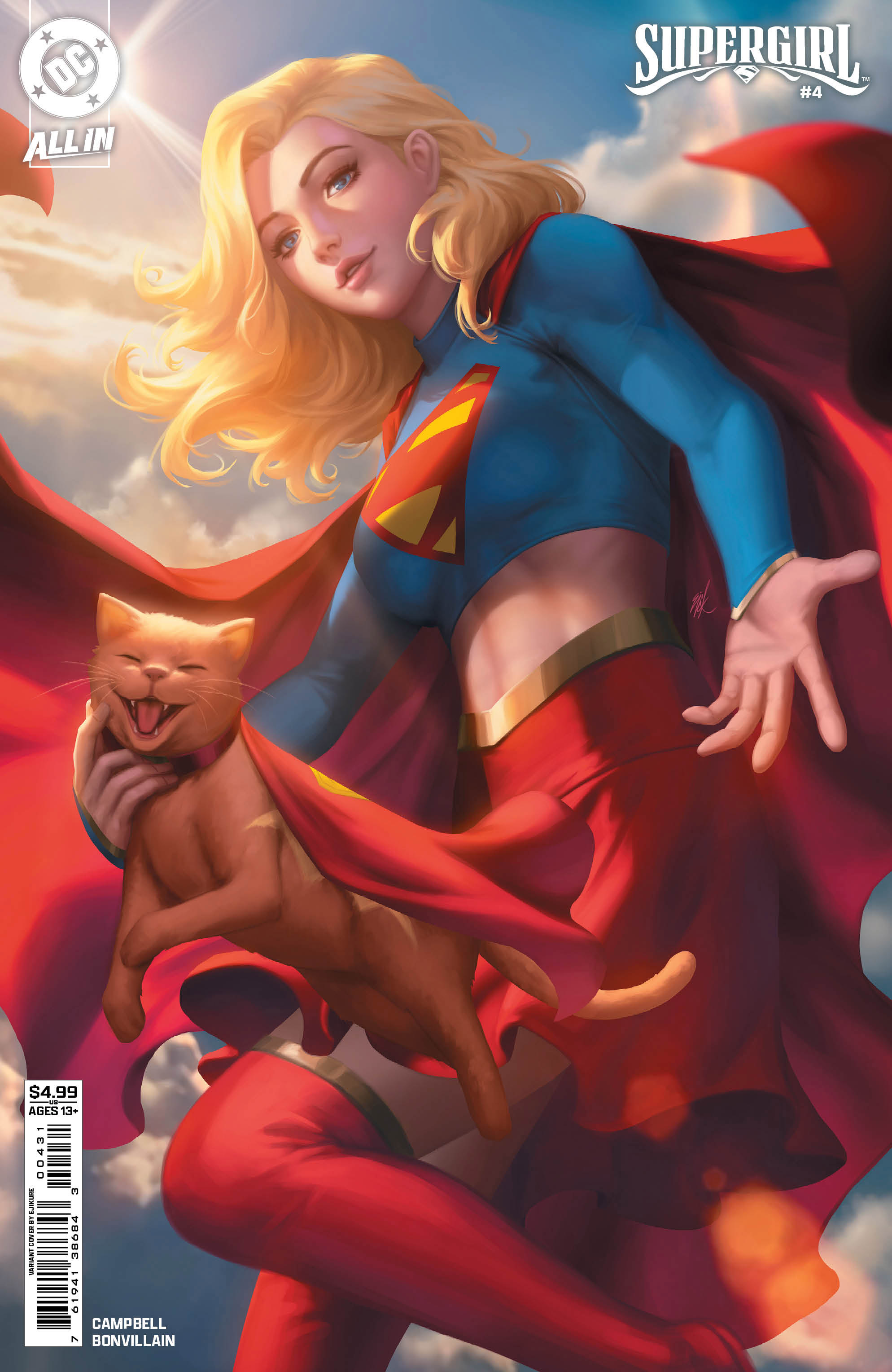 SUPERGIRL #4 CVR C EJIKURE CARD STOCK VAR