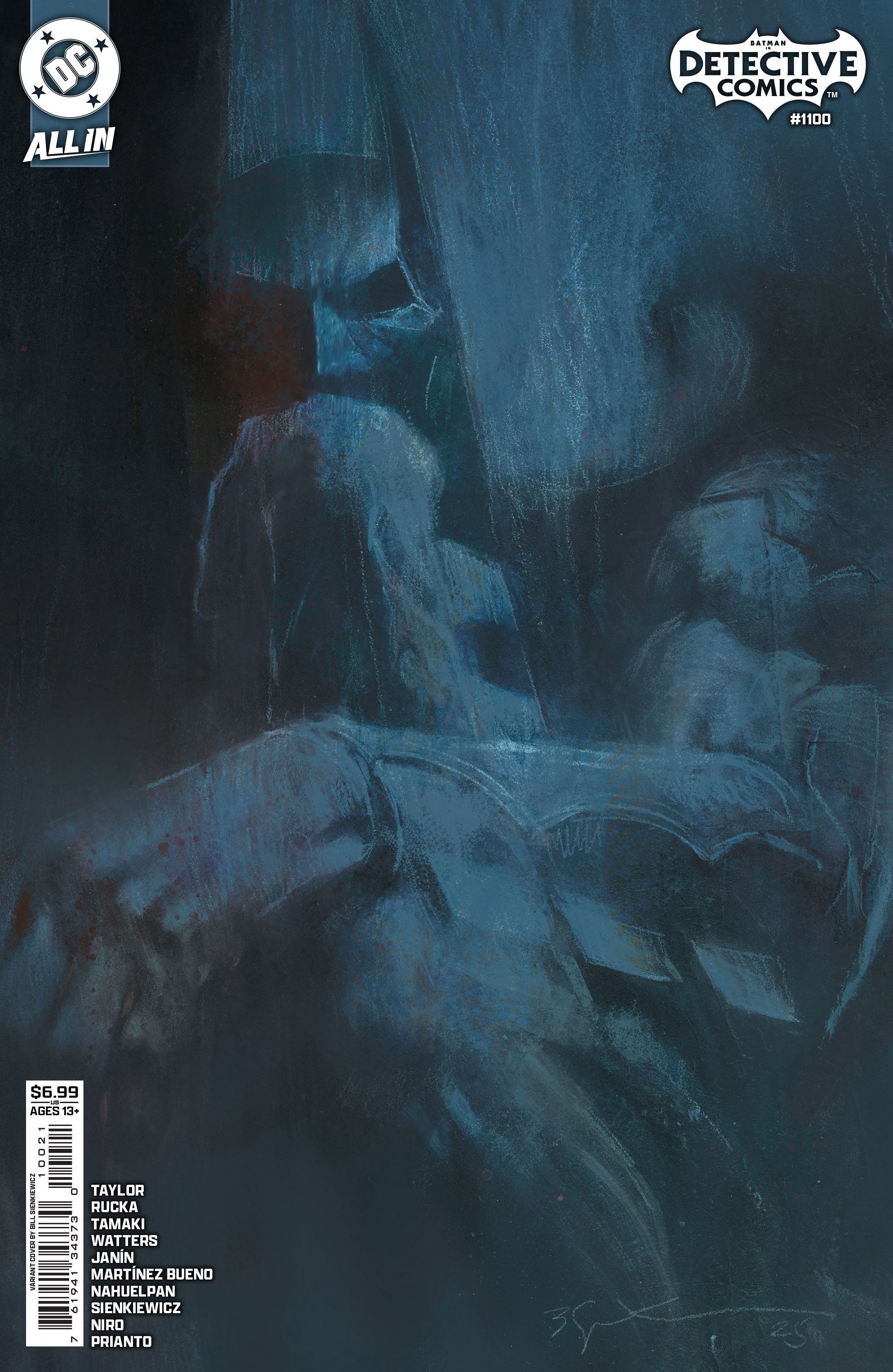 DETECTIVE COMICS #1100 CVR D BILL SIENKIEWICZ CARD STOCK VAR