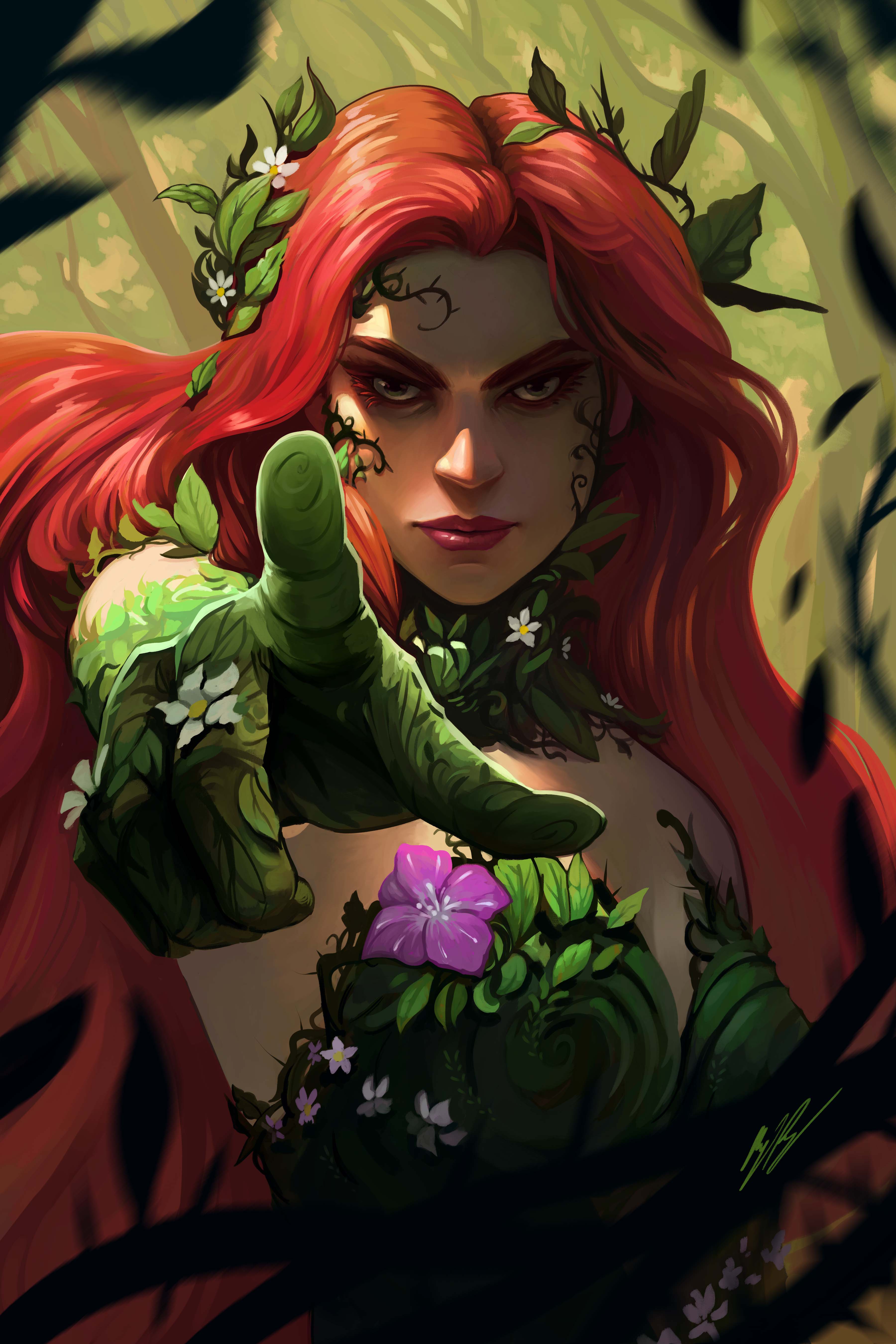 POISON IVY #35 CVR D INC 1:25 CHAY RUBY CARD STOCK VAR