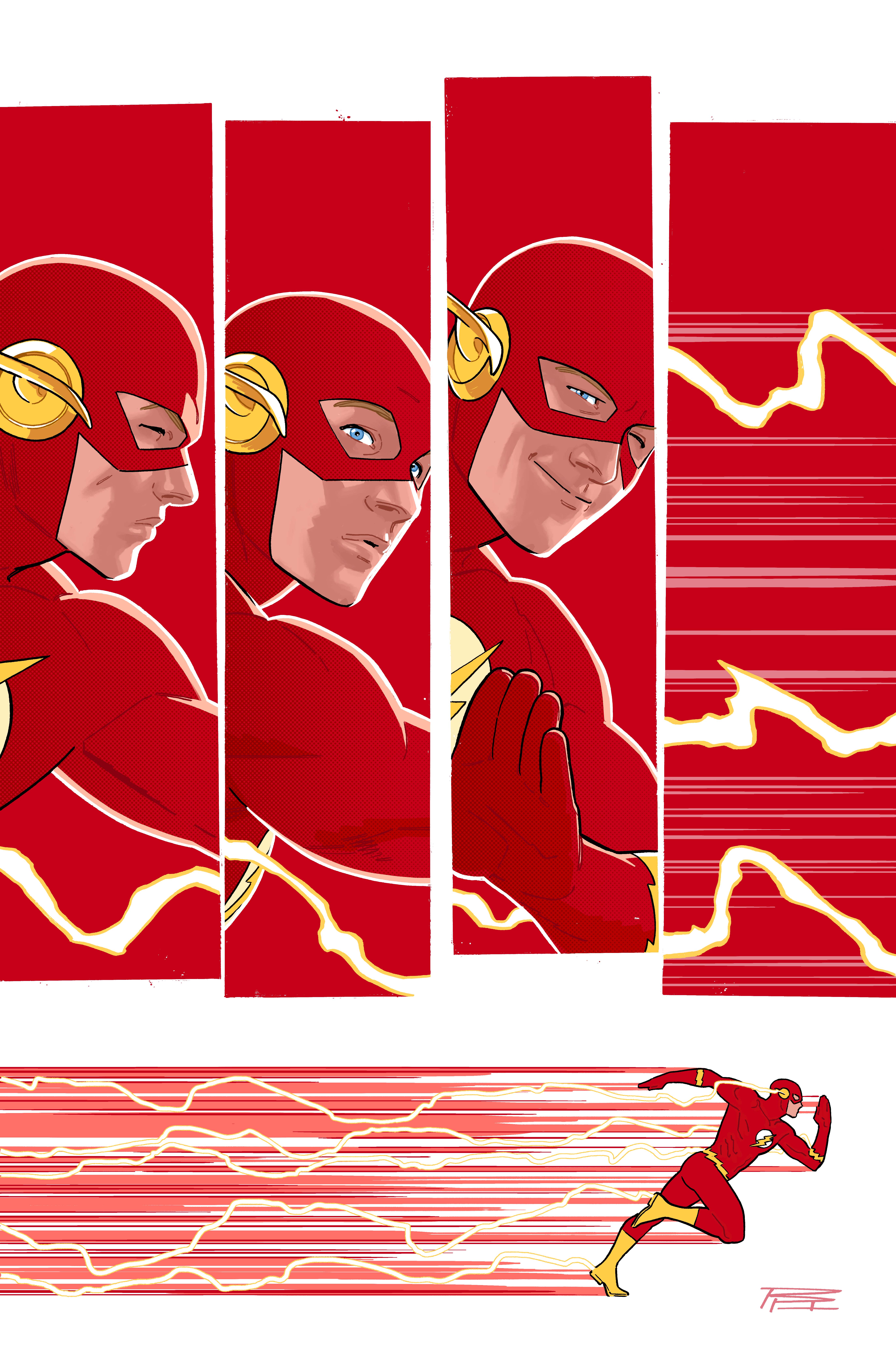 FLASH #24 CVR D BRUNO REDONDO ARTIST SPOTLIGHT CARD STOCK VAR