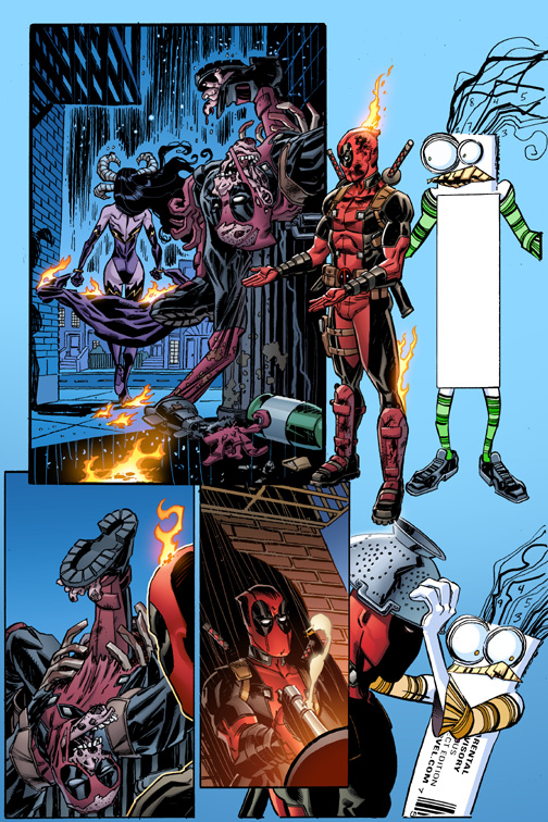 DEADPOOL (2015) #12 KOBLISH SECRET COMIC VAR