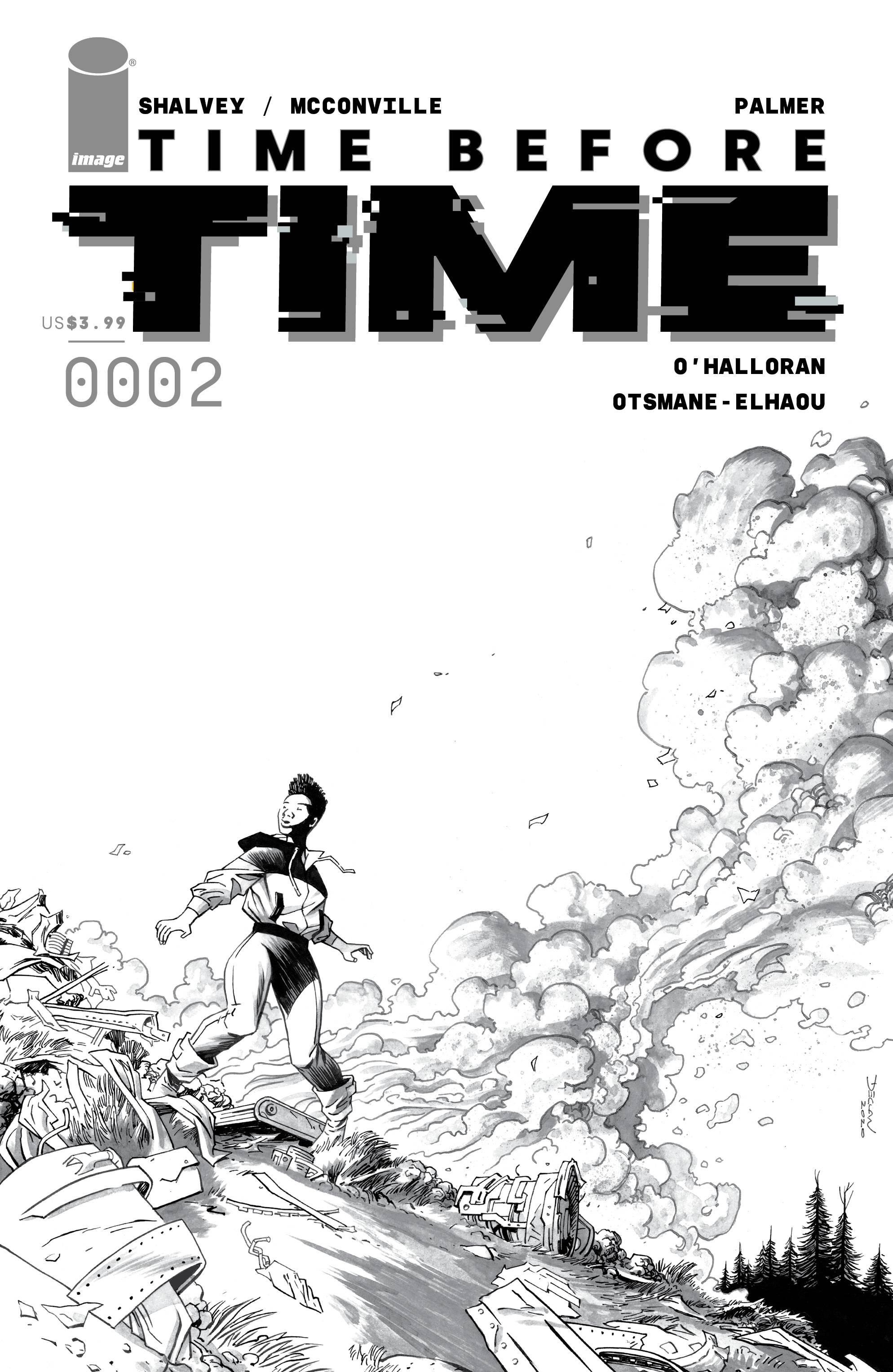 TIME BEFORE TIME #2 CVR D 10 COPY INCV SHALVEY B&W