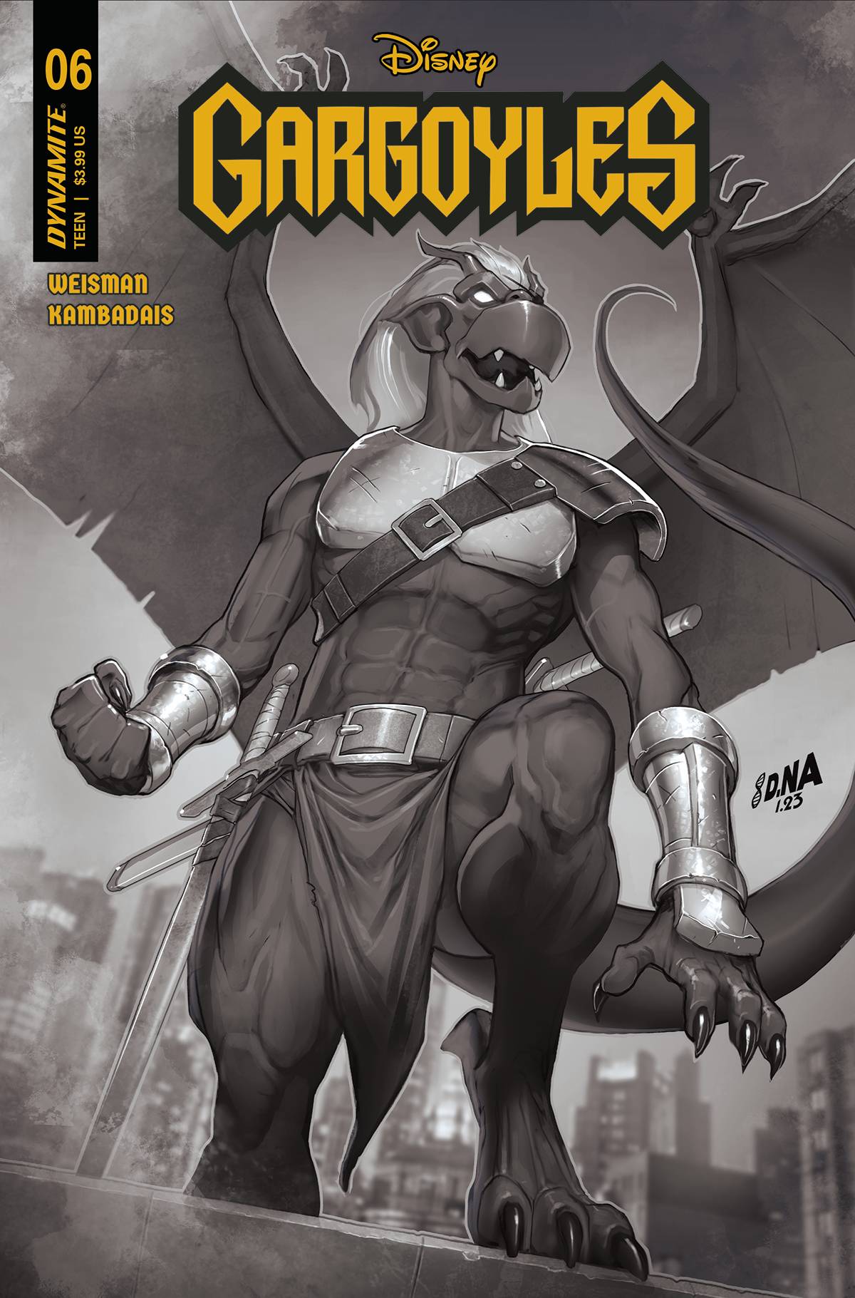 GARGOYLES #6 CVR H 1:10 COPY INCV NAKAYAMA B&W