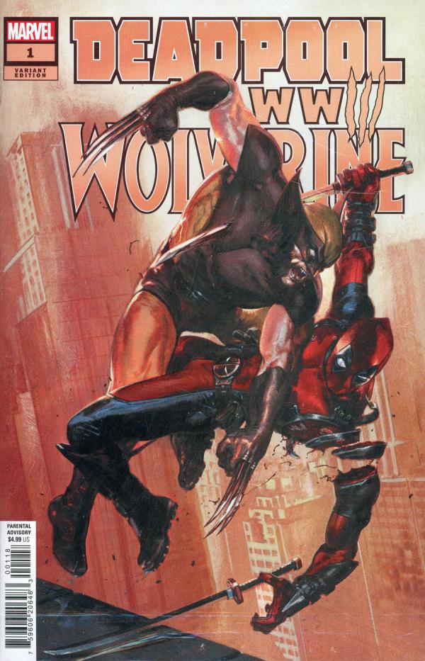 DEADPOOL WOLVERINE WWIII #1 DELL'OTTO SECRET ONE PER STORE POLYBAGGED VARIANT