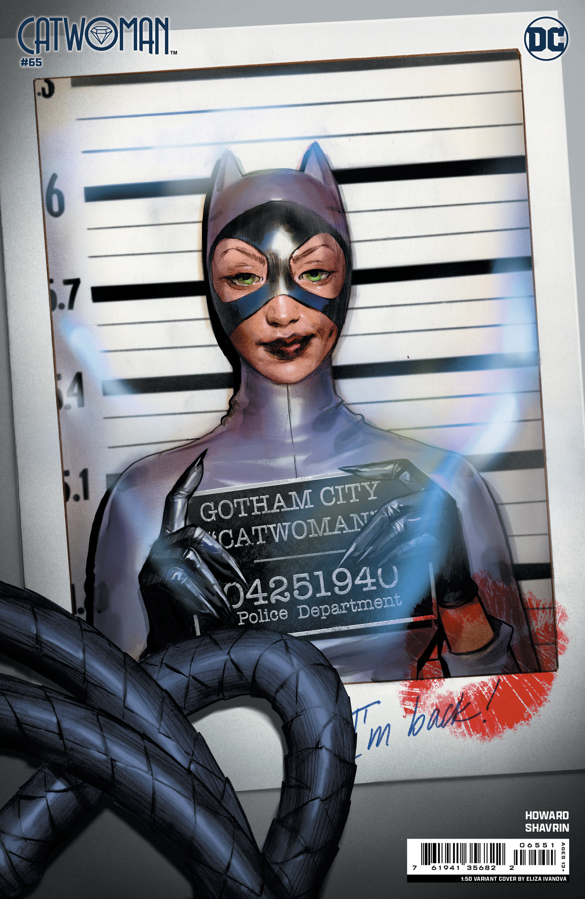 CATWOMAN #65 CVR E INC 1:50 ELIZA IVANOVA CARD STOCK VAR