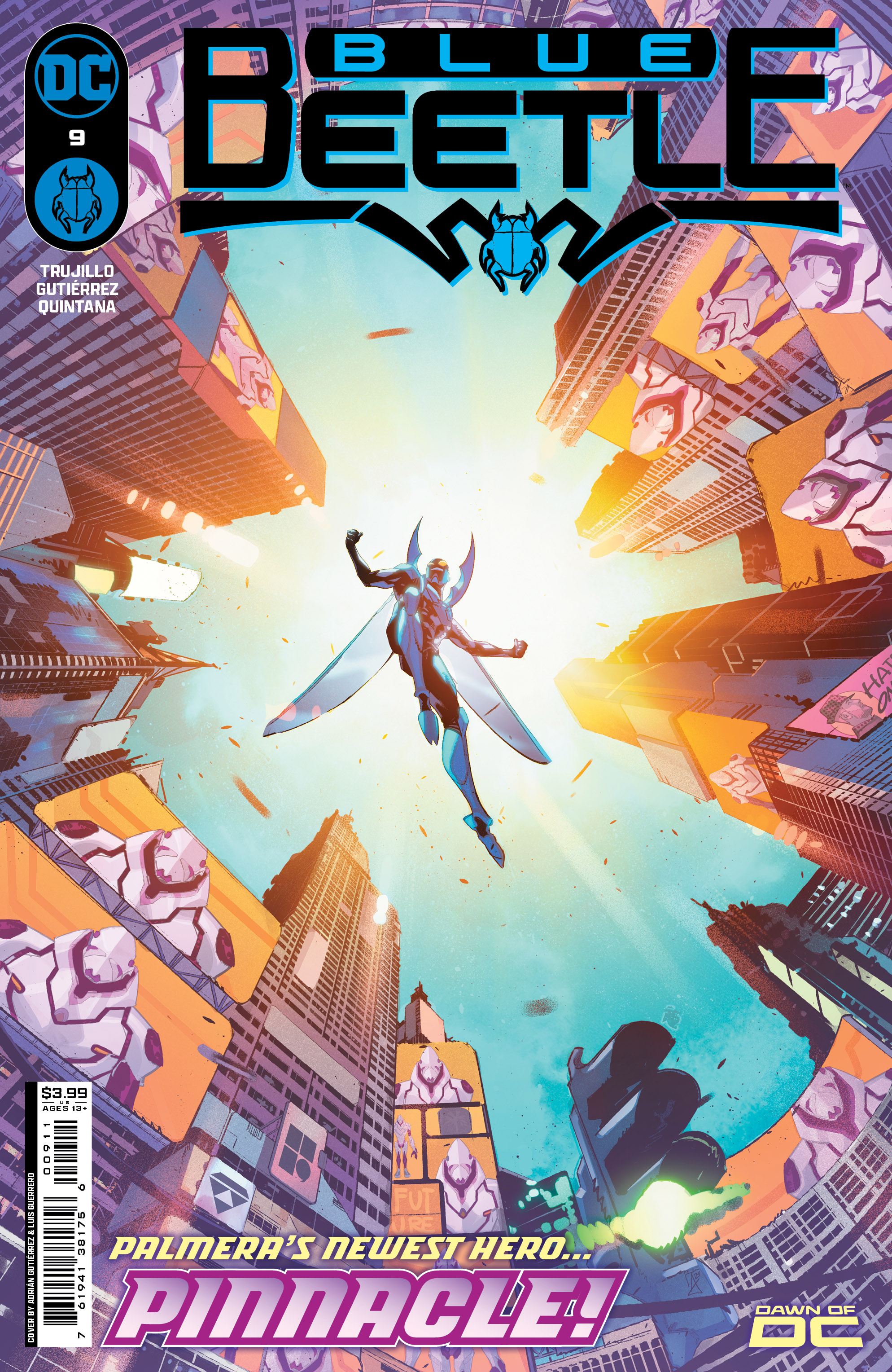 BLUE BEETLE #9 CVR A ADRIAN GUTIERREZ