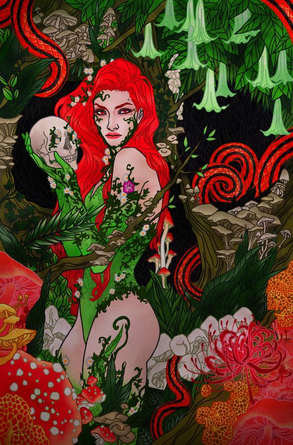 POISON IVY #33 CVR D INC 1:25 CATHY KWAN CARD STOCK VAR